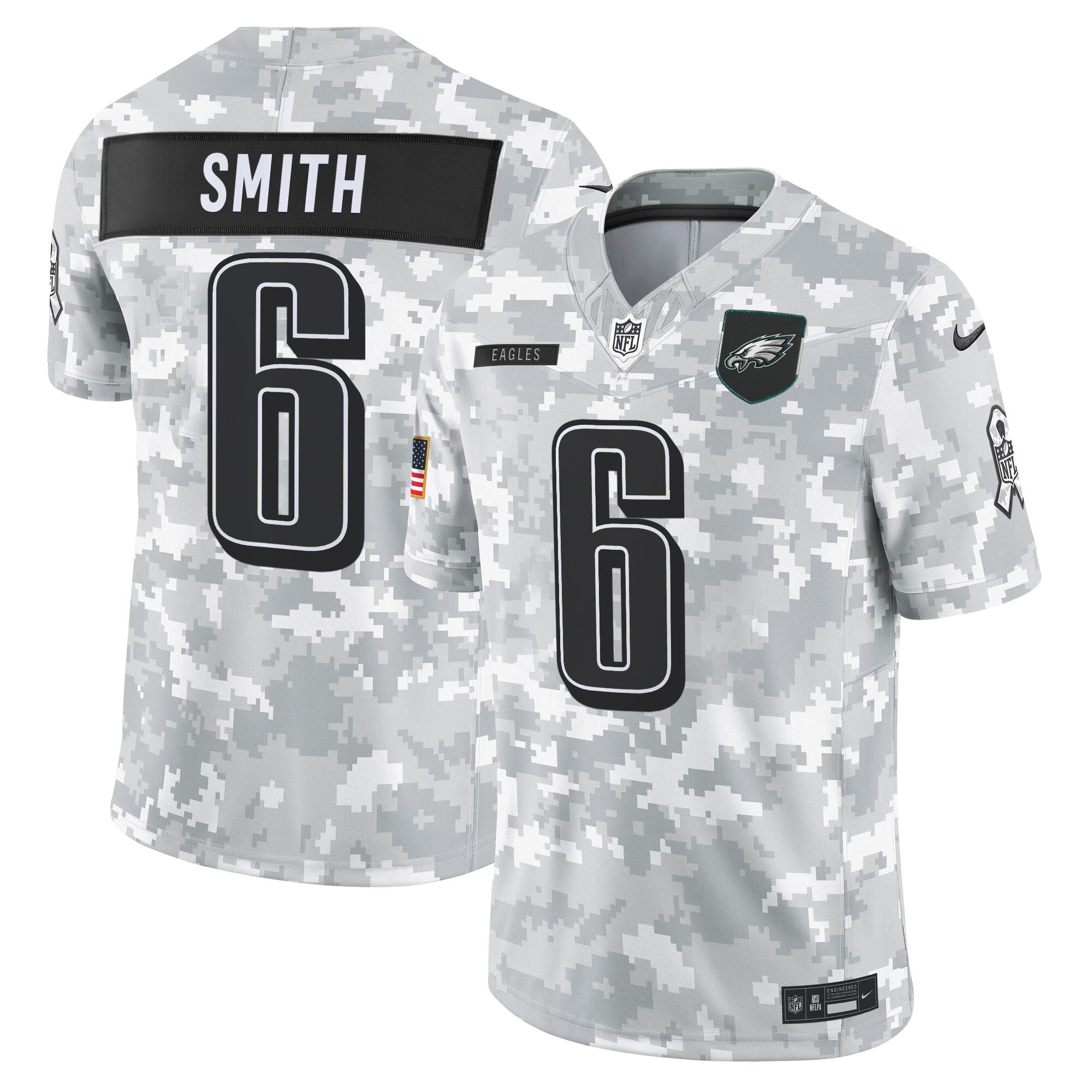 Men's Philadelphia Eagles 2025 Salute to Service Limited Jersey - All Stitched