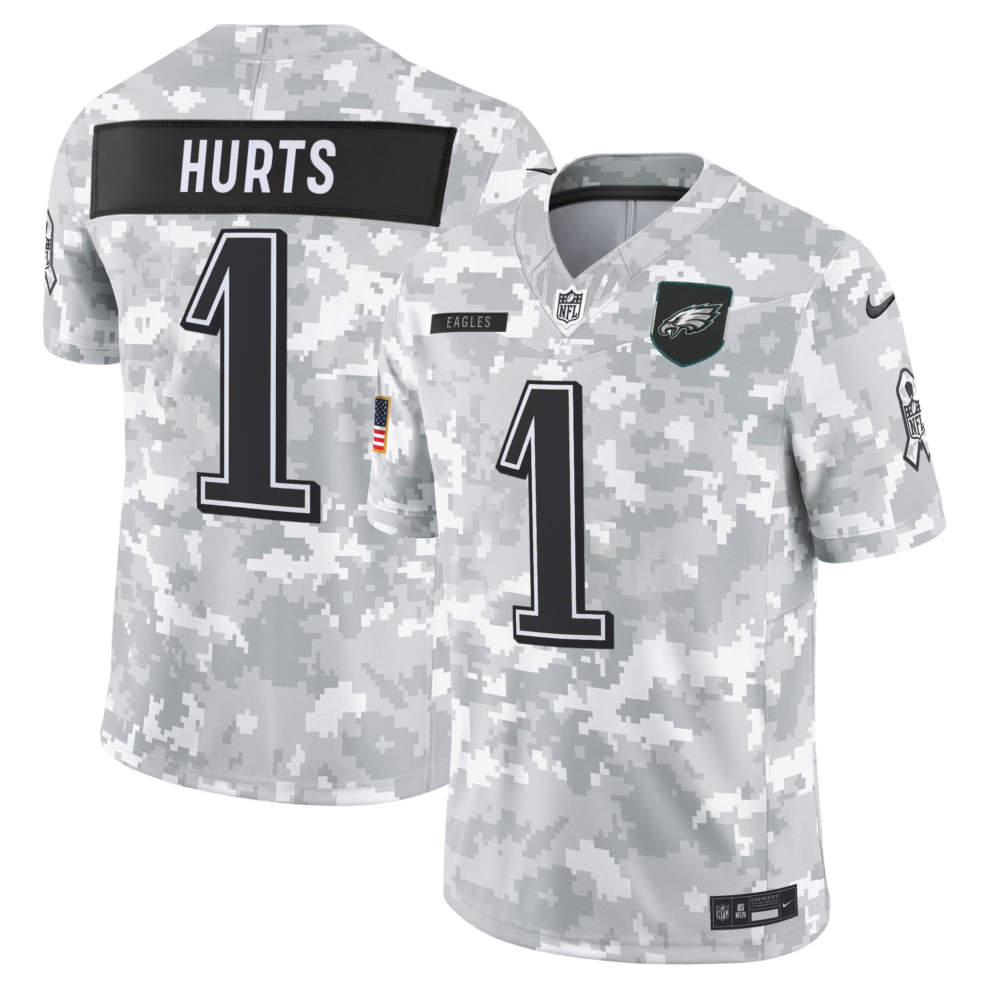Men's Philadelphia Eagles 2025 Salute to Service Limited Jersey - All Stitched