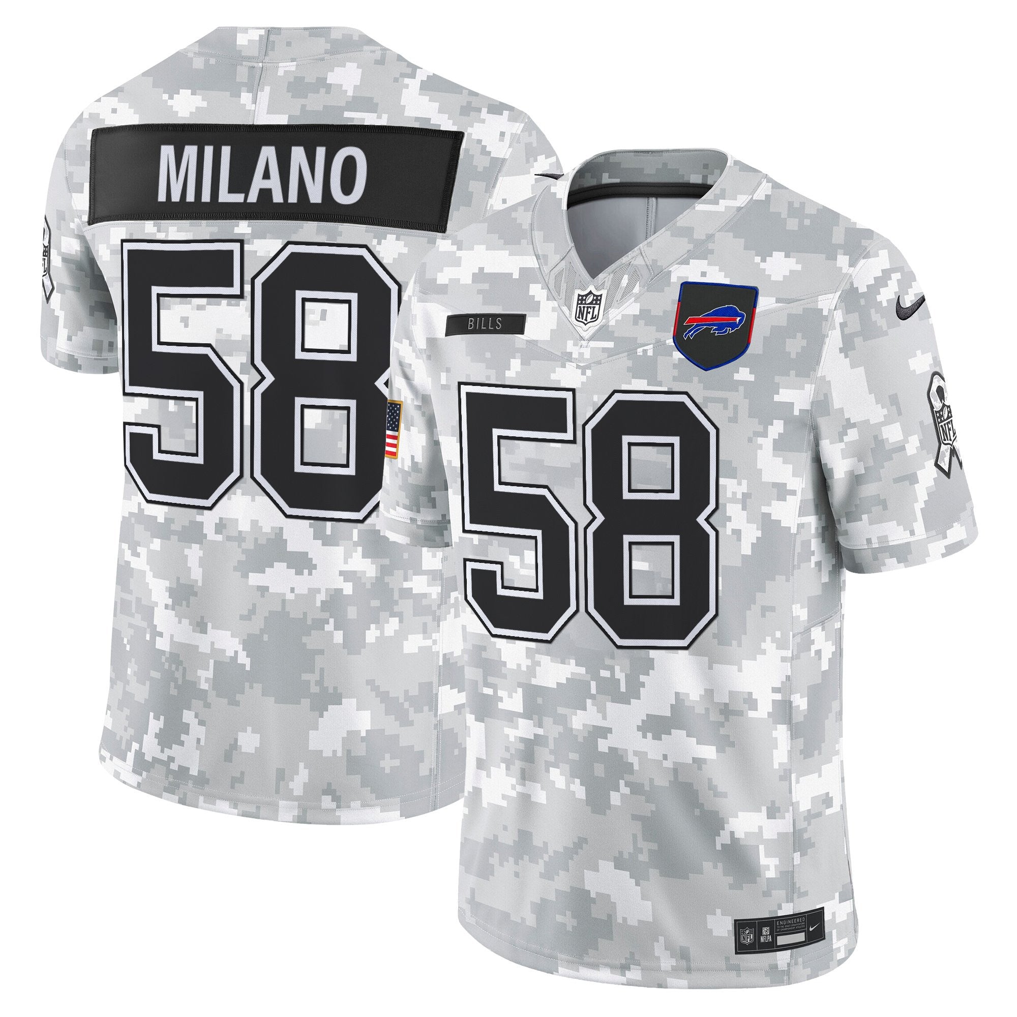 Men's Buffalo Bills 2025 Salute to Service Vapor Limited Jersey - All Stitched