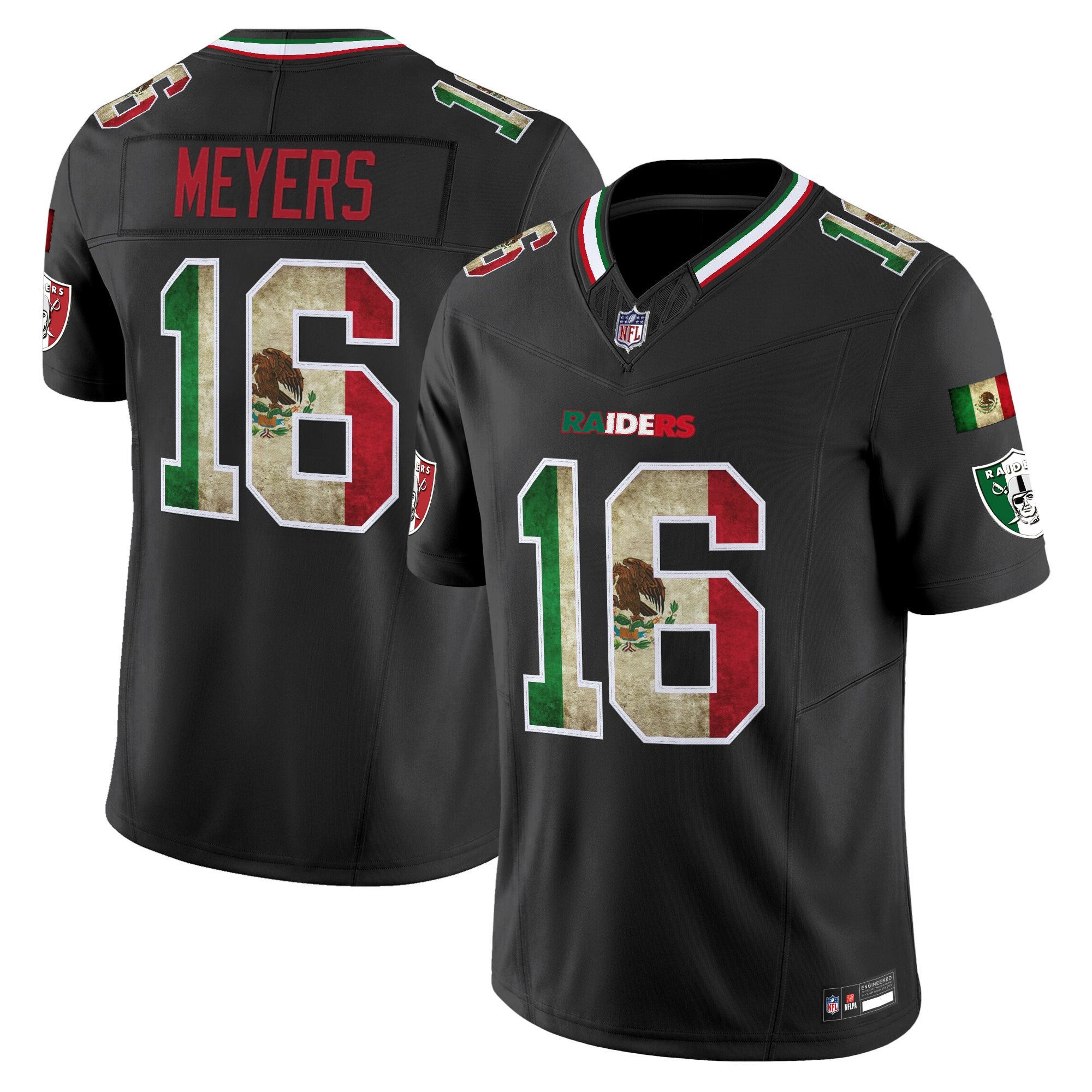 Men's Las Vegas Raiders Mexico Vapor Limited Jersey - All Stitched