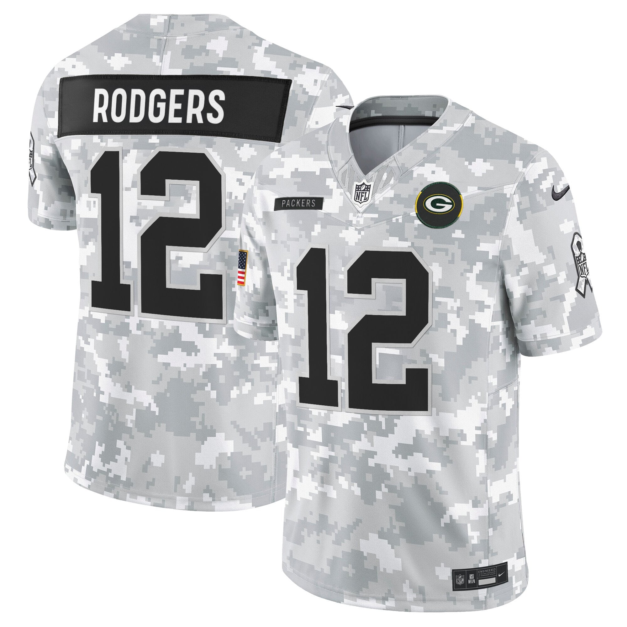 Men's Green Bay Packers 2025 Salute to Service Vapor Limited Jersey - All Stitched