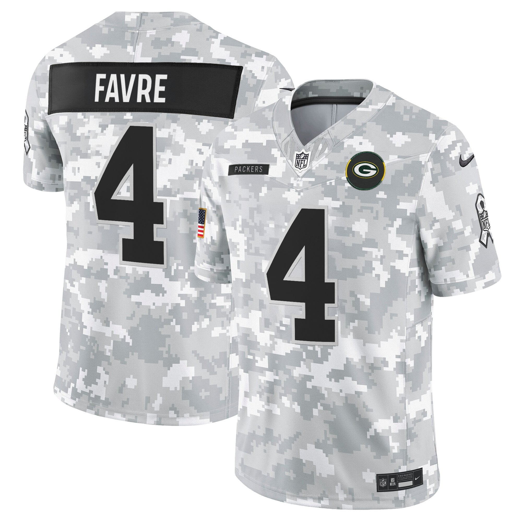 Men's Green Bay Packers 2025 Salute to Service Vapor Limited Jersey - All Stitched