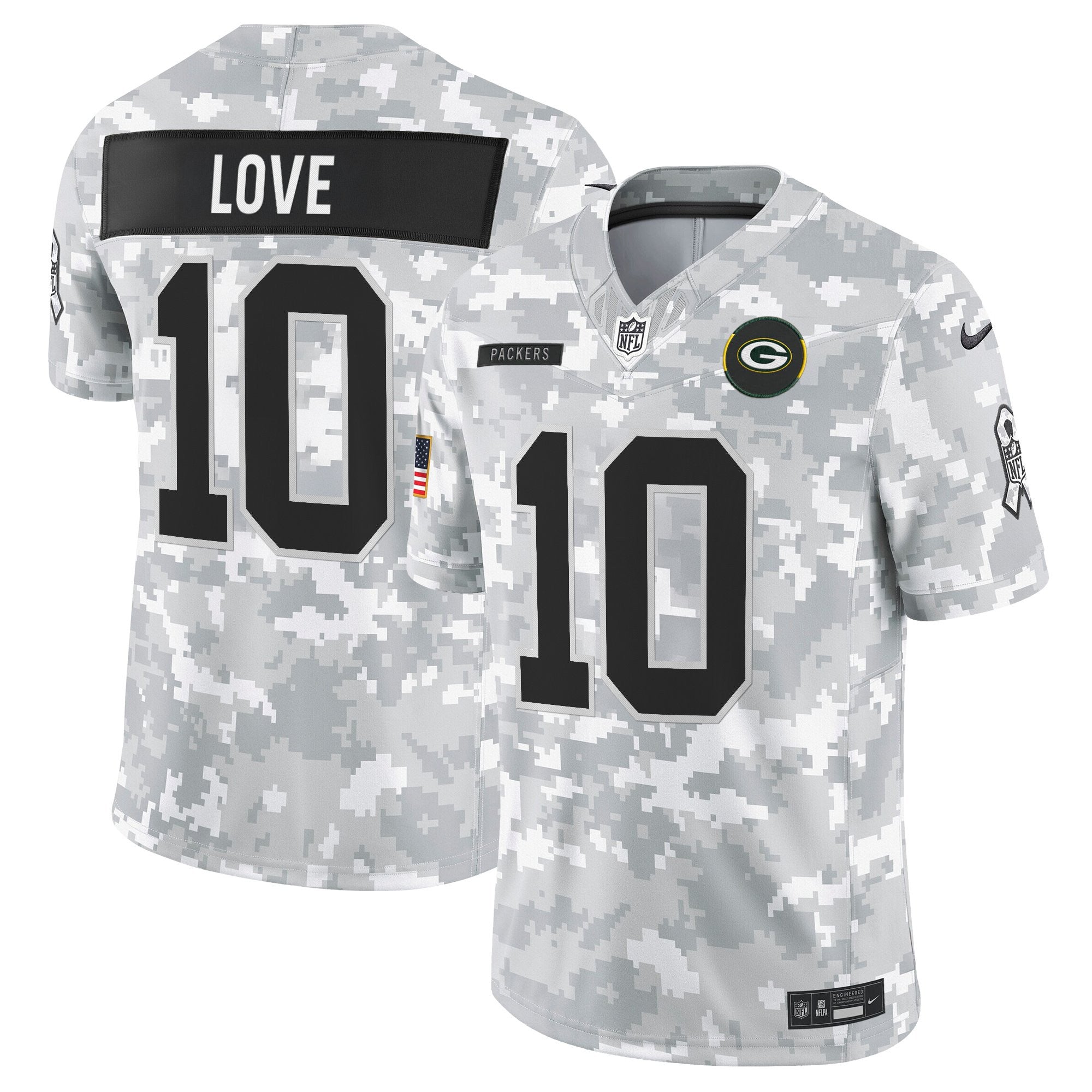 Men's Green Bay Packers 2025 Salute to Service Vapor Limited Jersey - All Stitched