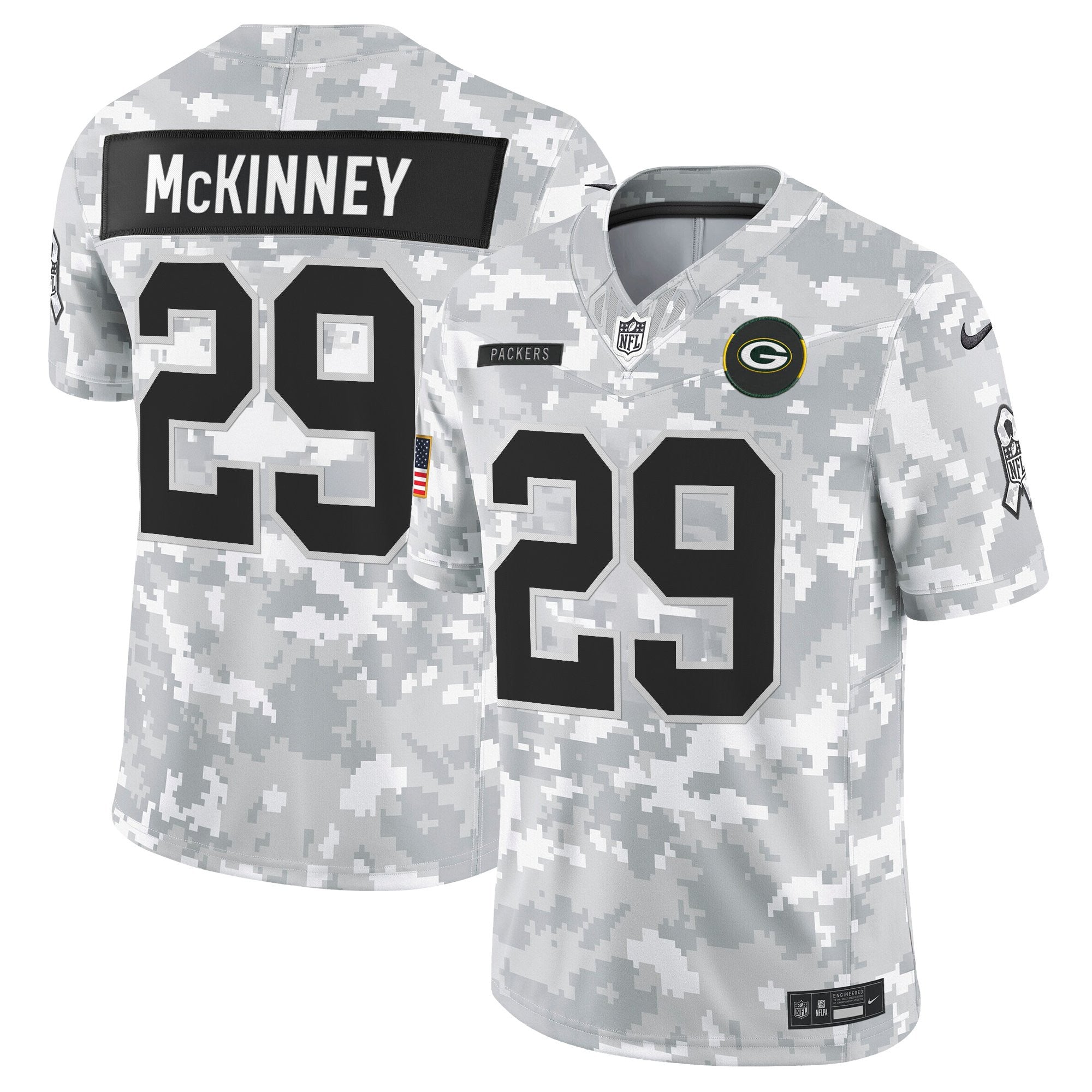 Men's Green Bay Packers 2025 Salute to Service Vapor Limited Jersey - All Stitched