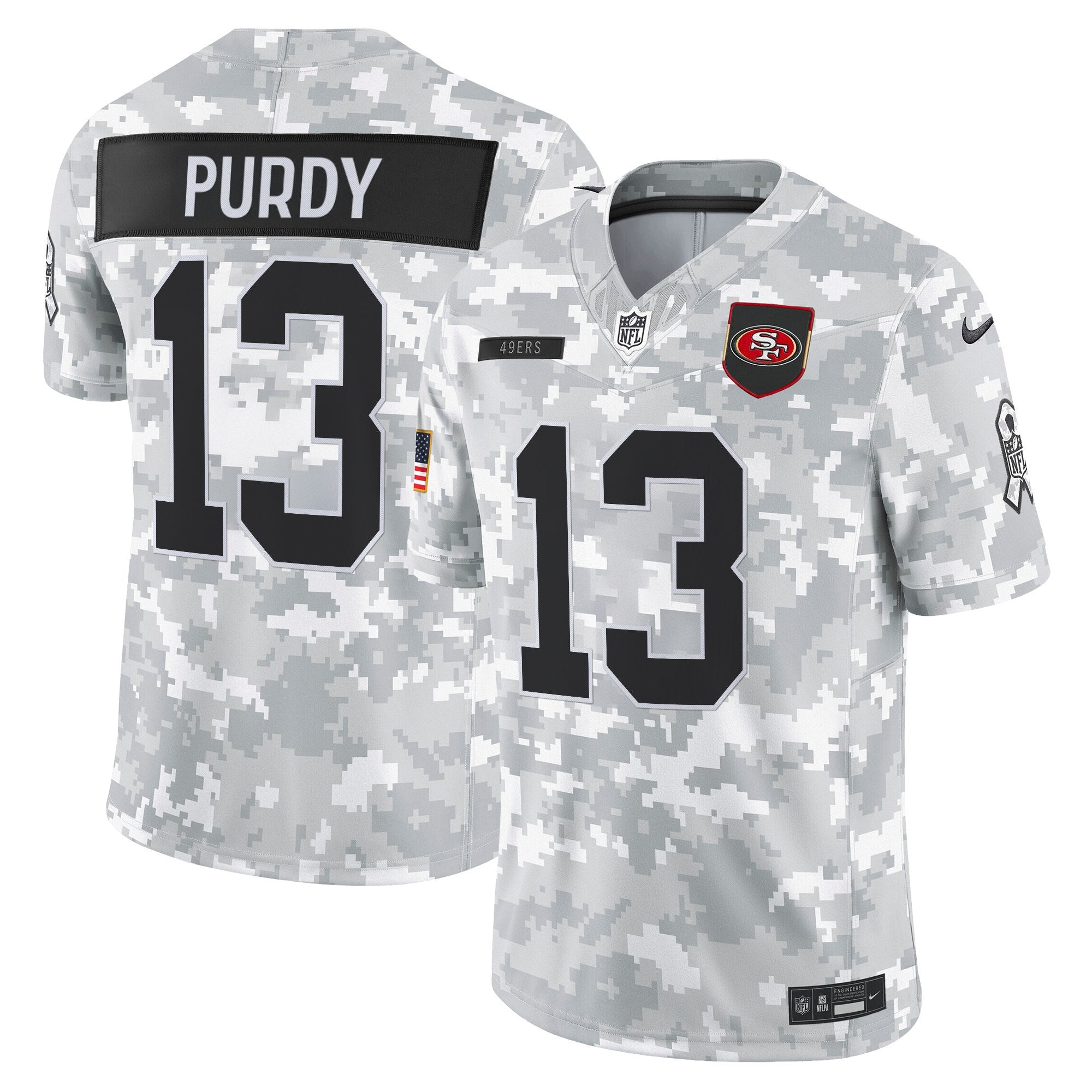 Men's San Francisco 49ers 2025 Salute to Service Vapor Limited Jersey - All Stitched