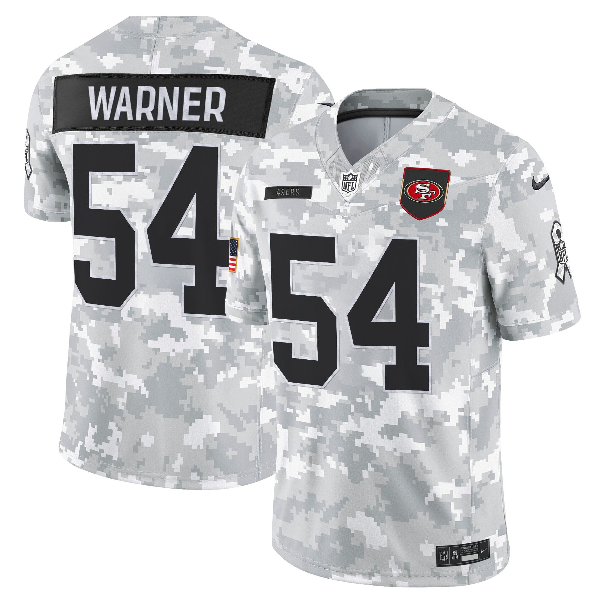 Men's San Francisco 49ers 2025 Salute to Service Vapor Limited Jersey - All Stitched