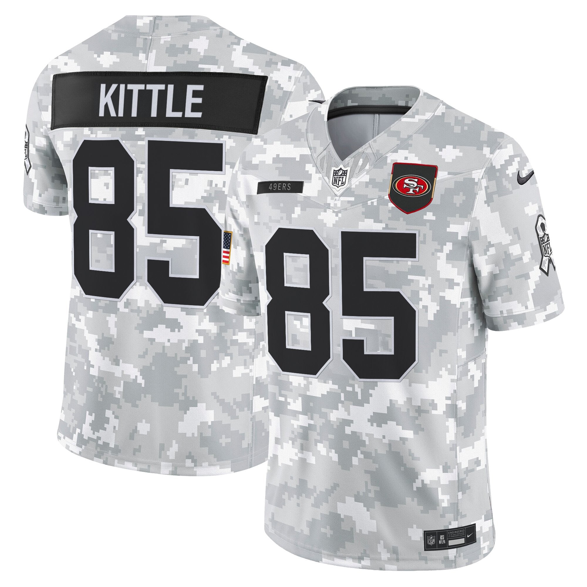 Men's San Francisco 49ers 2025 Salute to Service Vapor Limited Jersey - All Stitched