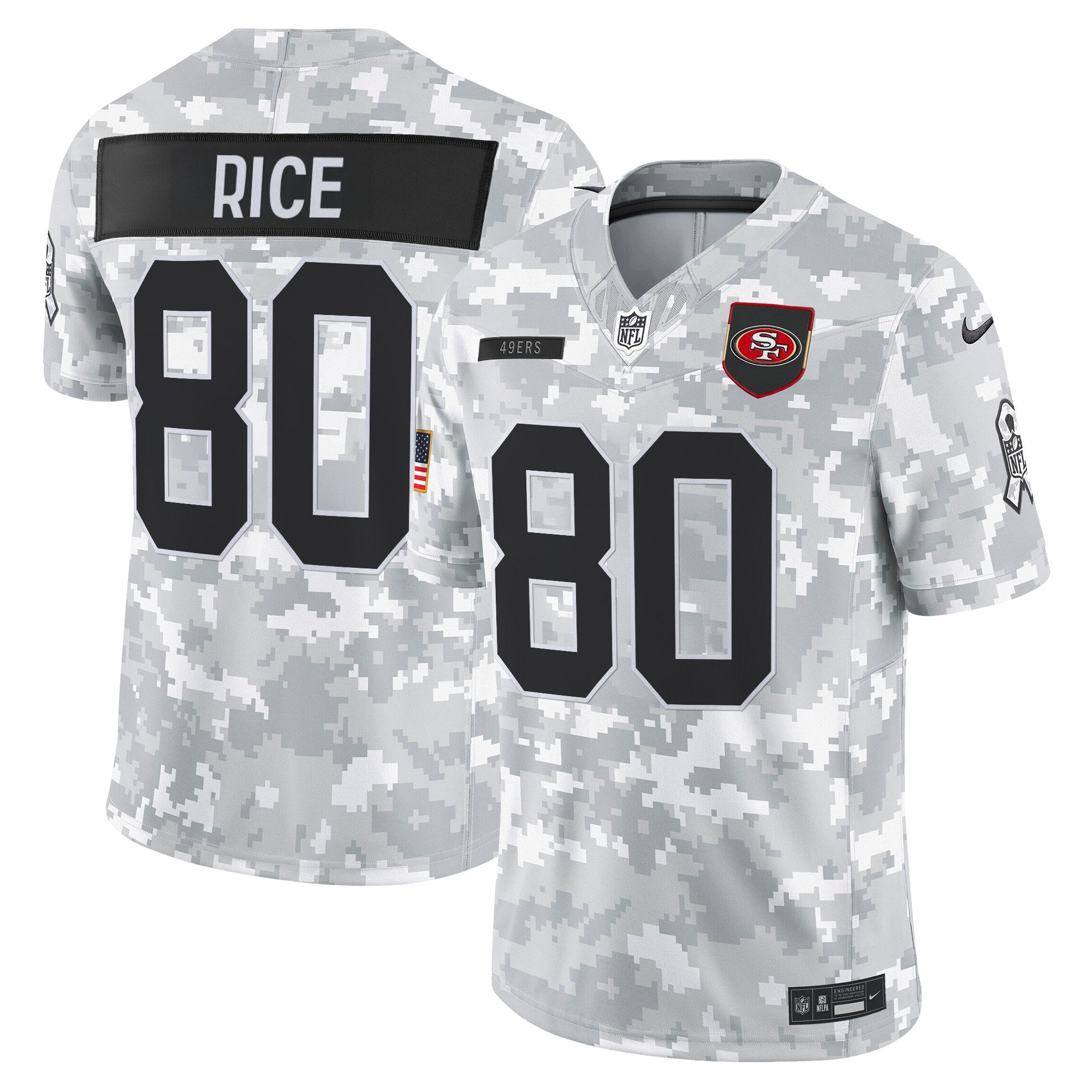 Men's San Francisco 49ers 2025 Salute to Service Vapor Limited Jersey - All Stitched