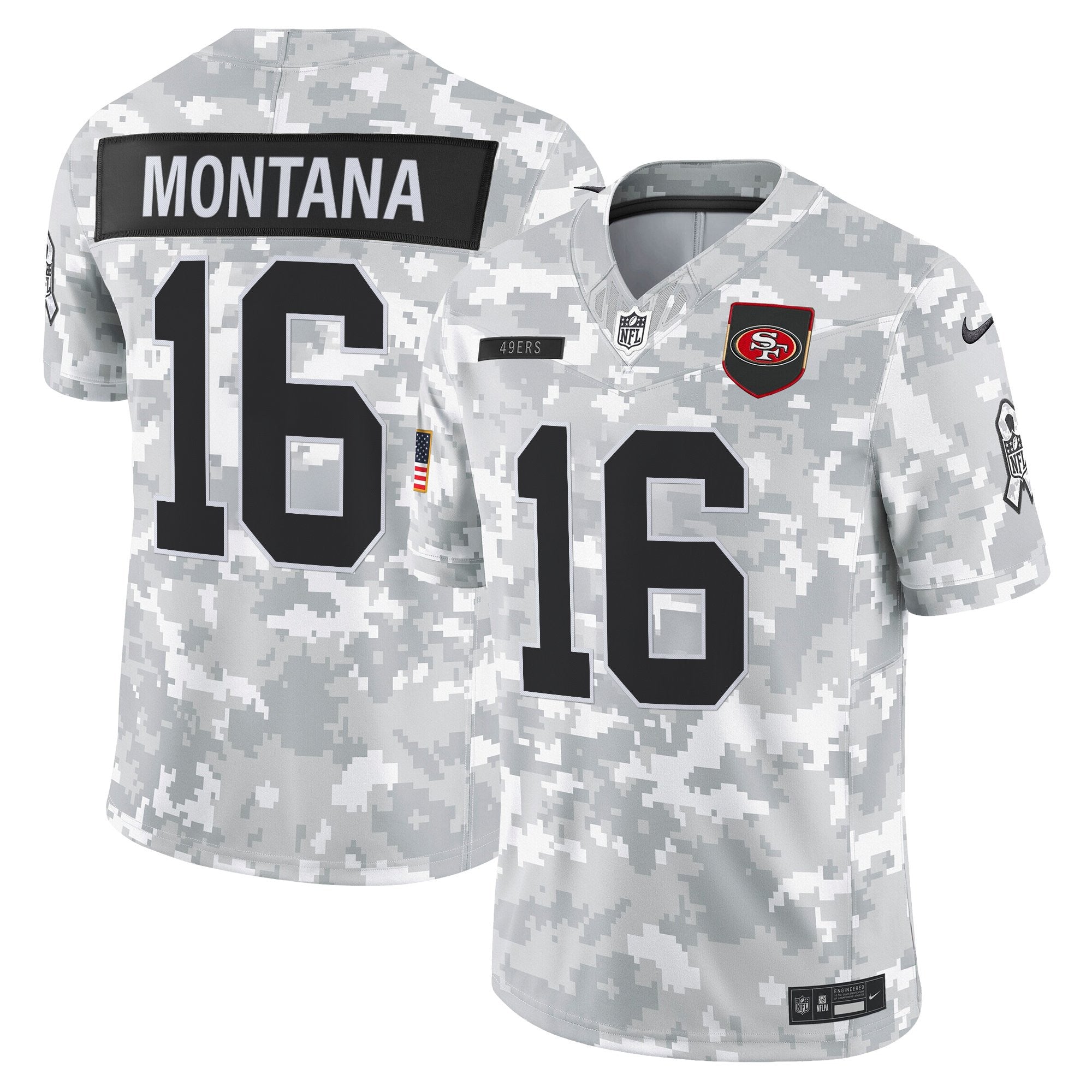 Men's San Francisco 49ers 2025 Salute to Service Vapor Limited Jersey - All Stitched
