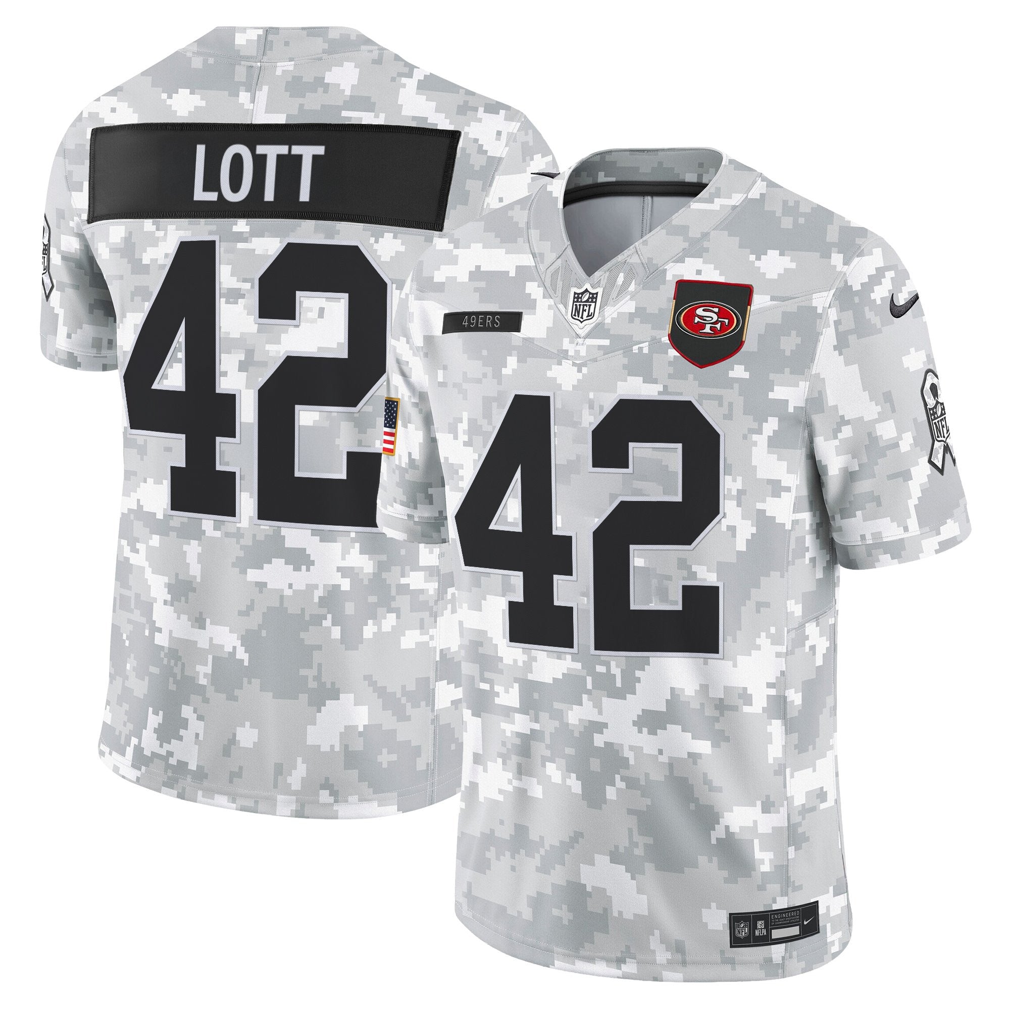 Men's San Francisco 49ers 2025 Salute to Service Vapor Limited Jersey - All Stitched