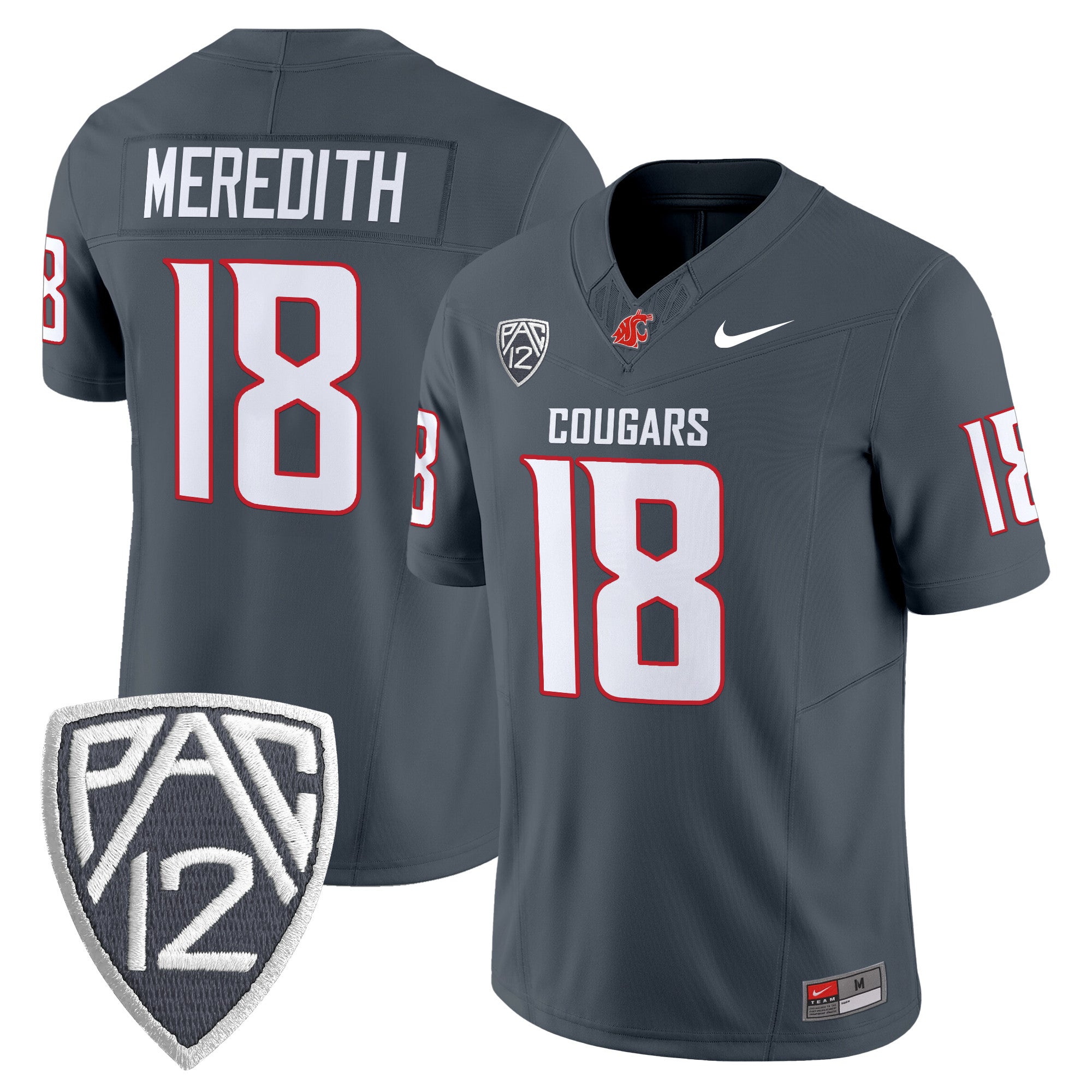 Men's Washington State Cougars 2025 Vapor Limited Jersey V2 - All Stitched