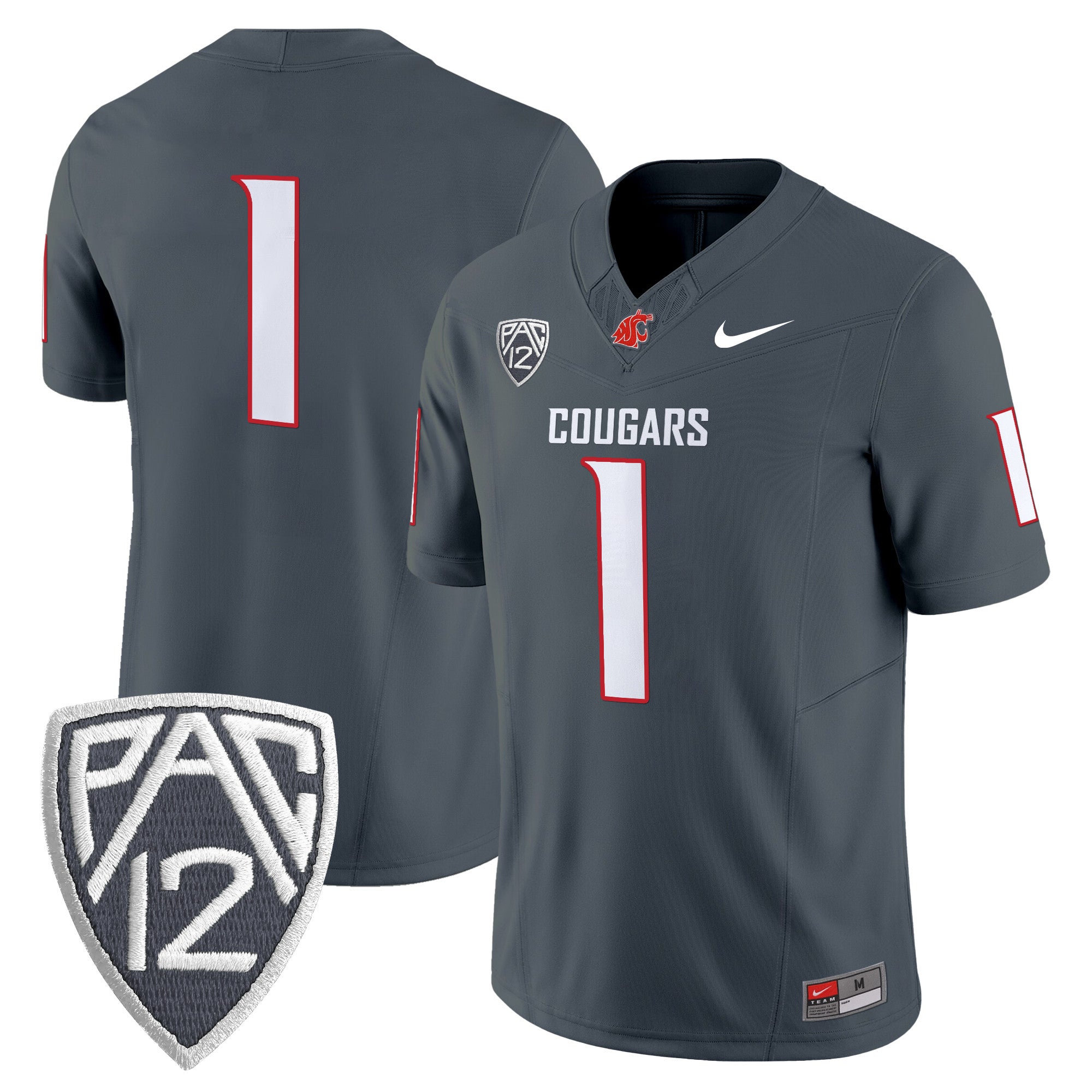 Men's Washington State Cougars 2025 Vapor Limited Jersey V2 - All Stitched
