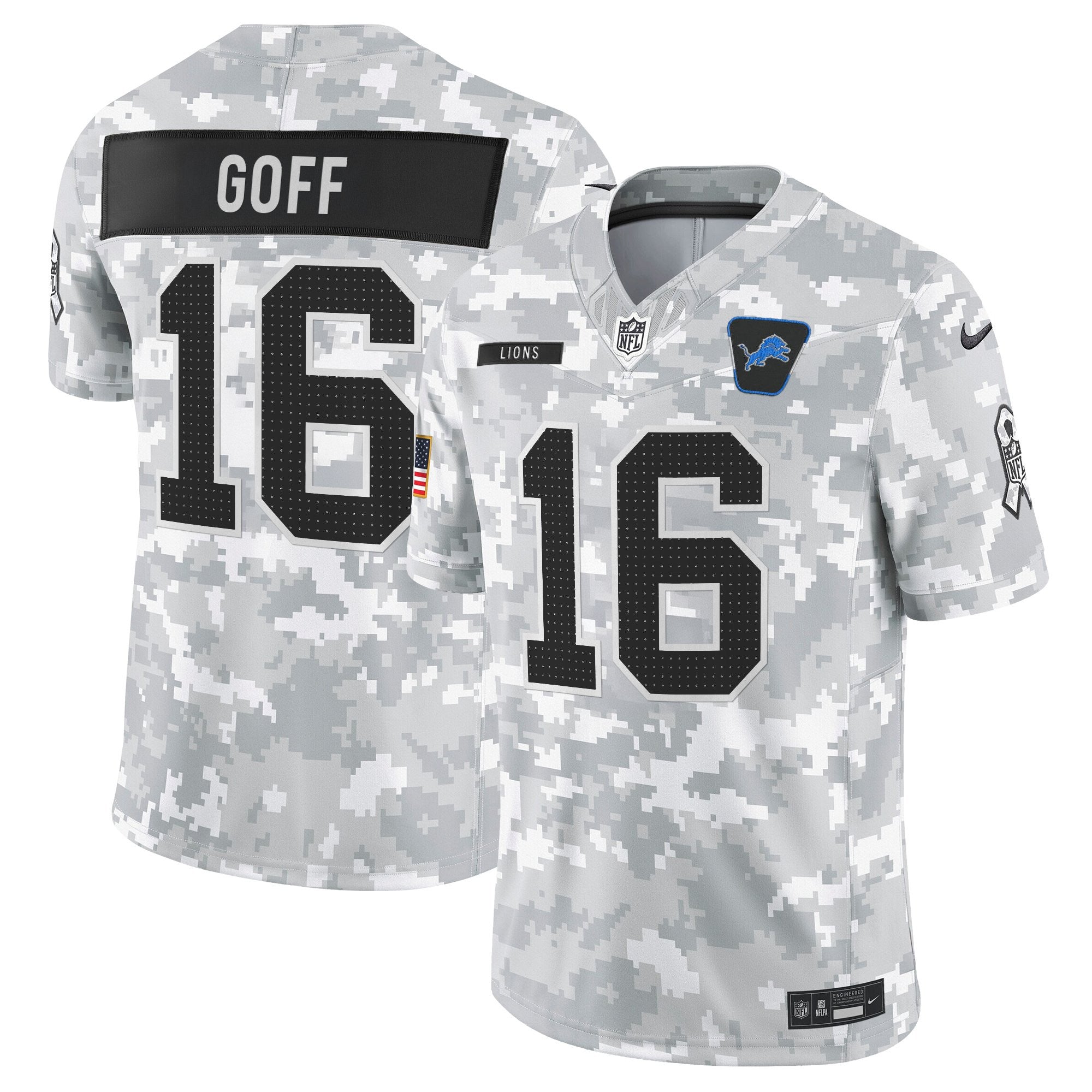 Men's Detroit Lions 2025 Salute to Service Vapor Limited Jersey - All Stitched