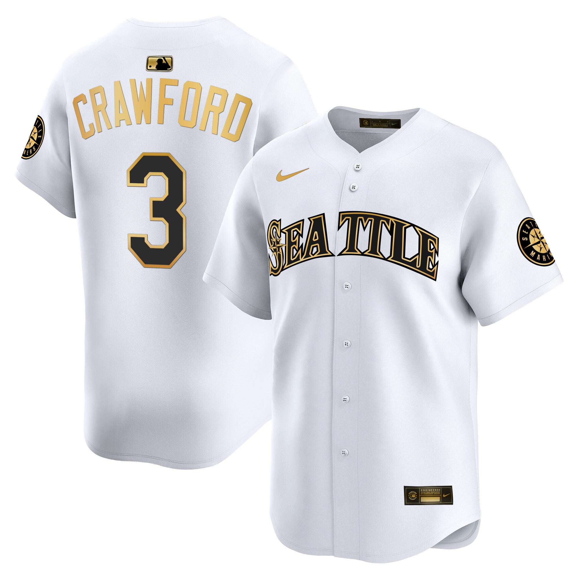 Men's Seattle Mariners 2025 Vapor Premier Limited Jersey V2 - All Stitched