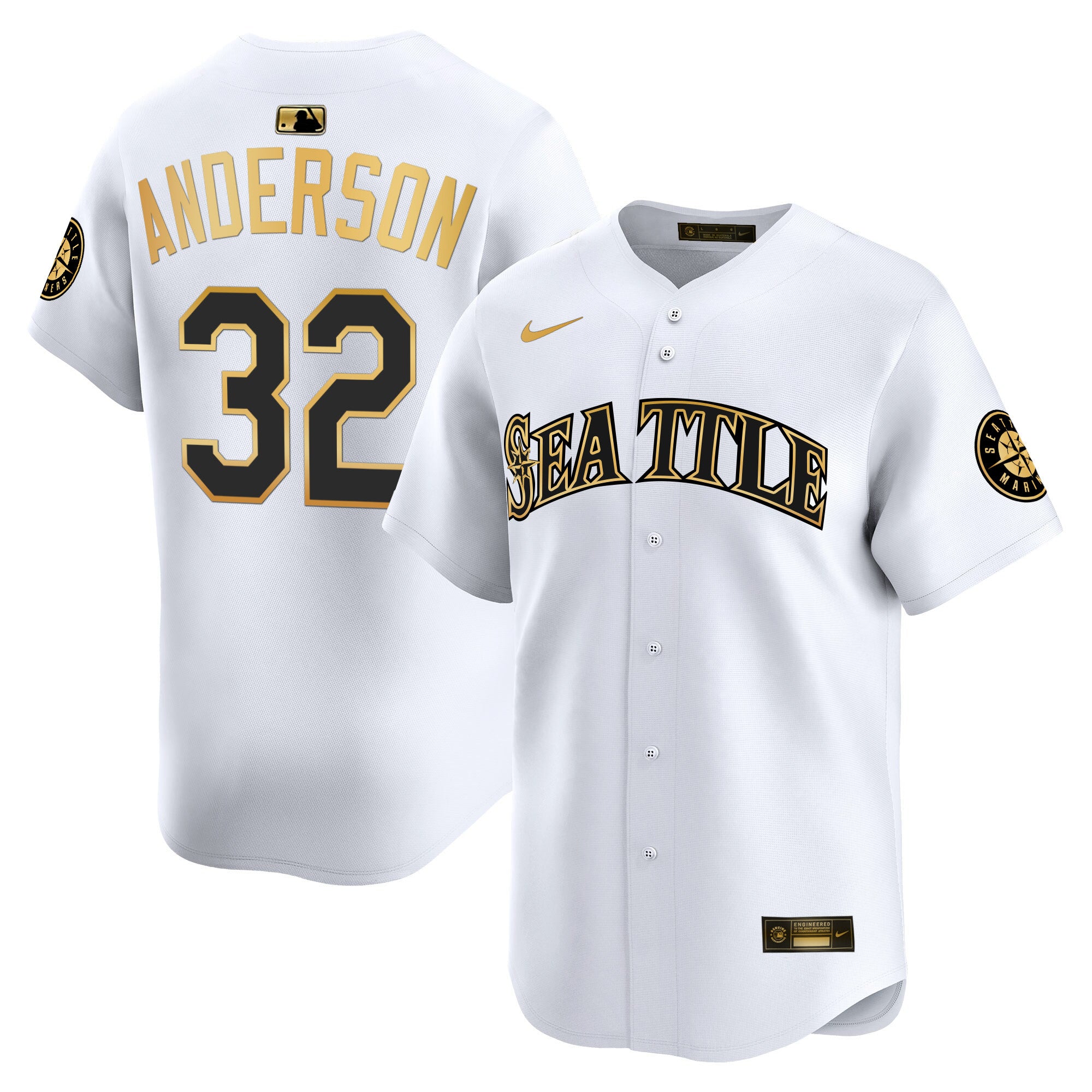 Men's Seattle Mariners 2025 Vapor Premier Limited Jersey V2 - All Stitched