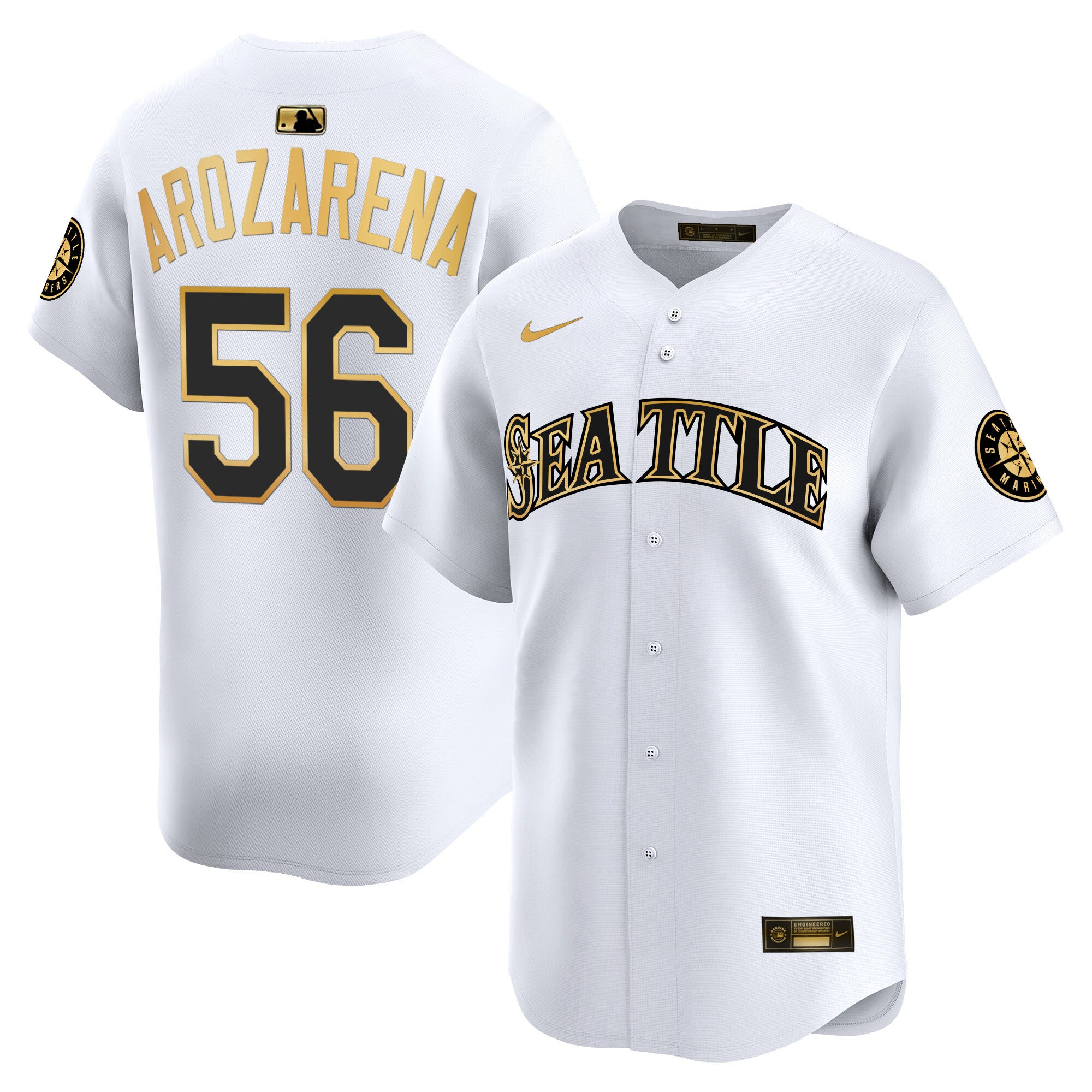 Men's Seattle Mariners 2025 Vapor Premier Limited Jersey V2 - All Stitched