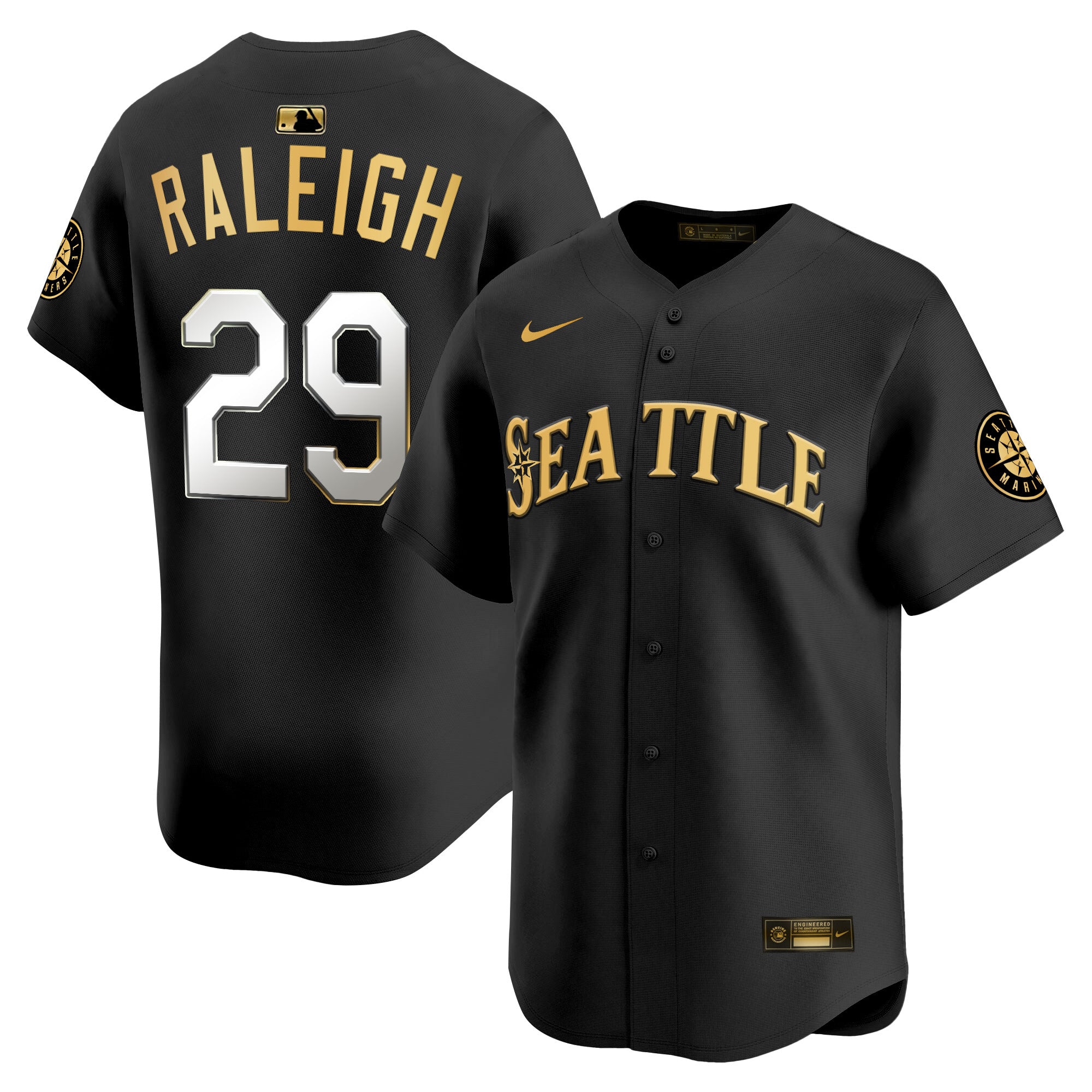 Men's Seattle Mariners 2025 Vapor Premier Limited Jersey V2 - All Stitched