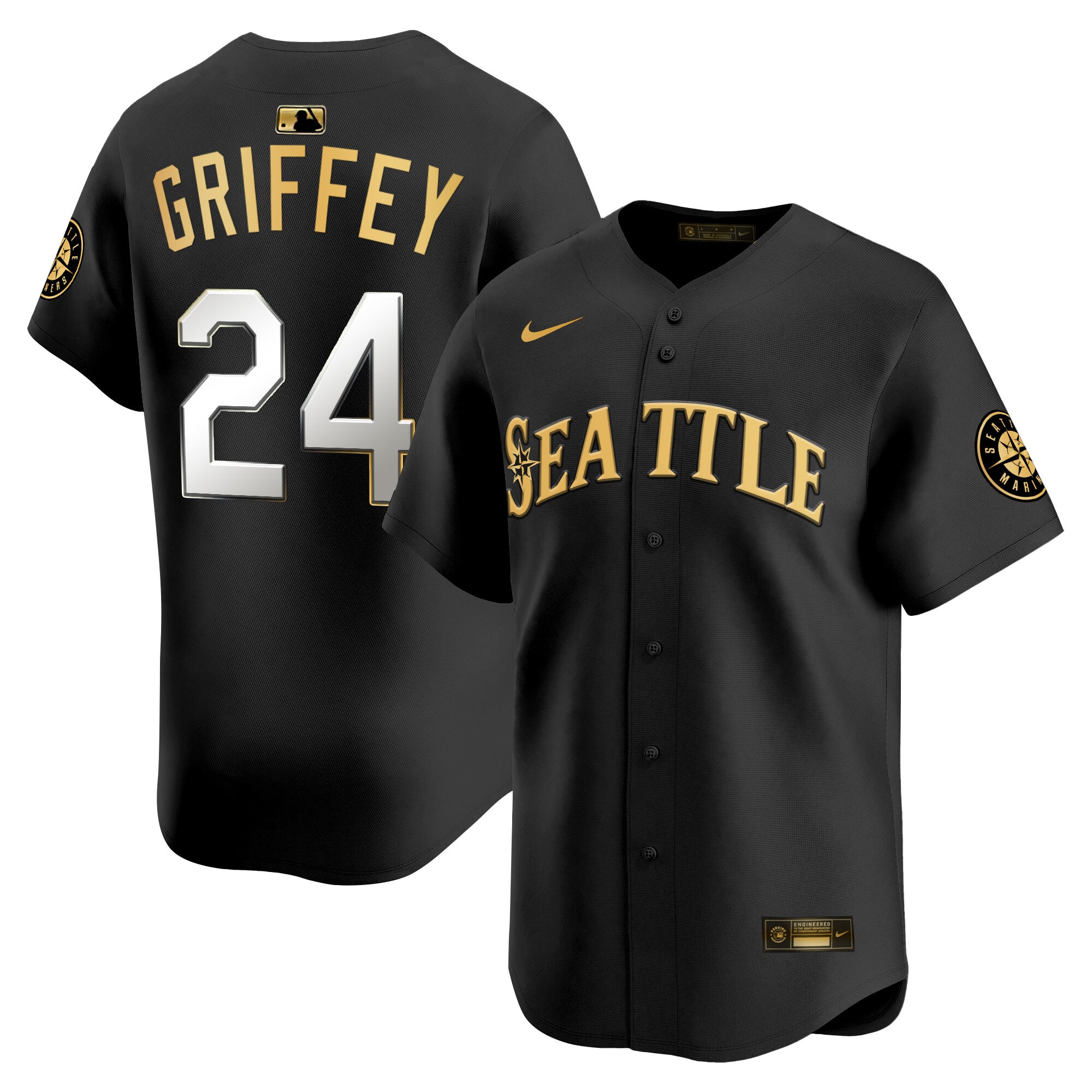 Men's Seattle Mariners 2025 Vapor Premier Limited Jersey V2 - All Stitched
