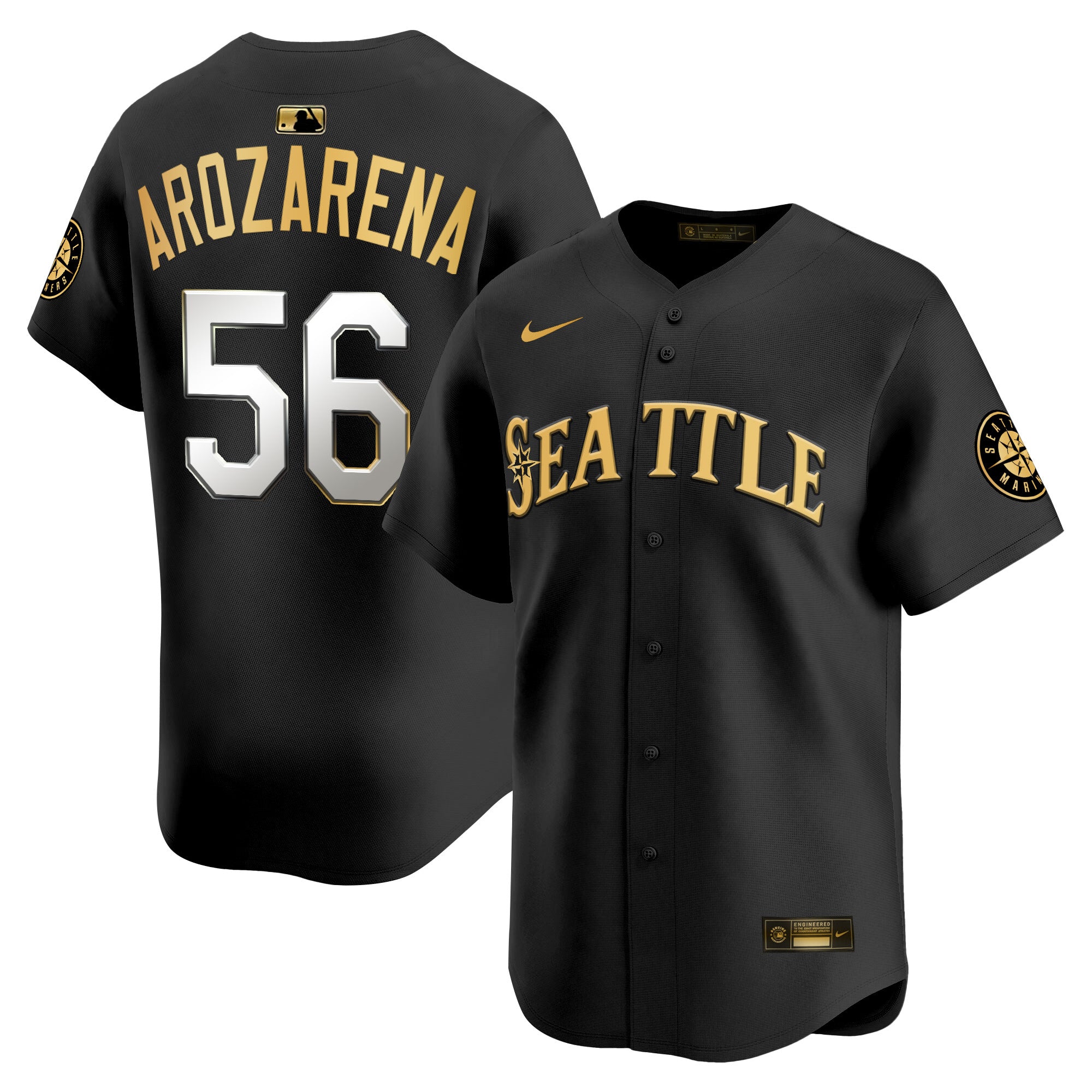 Men's Seattle Mariners 2025 Vapor Premier Limited Jersey V2 - All Stitched
