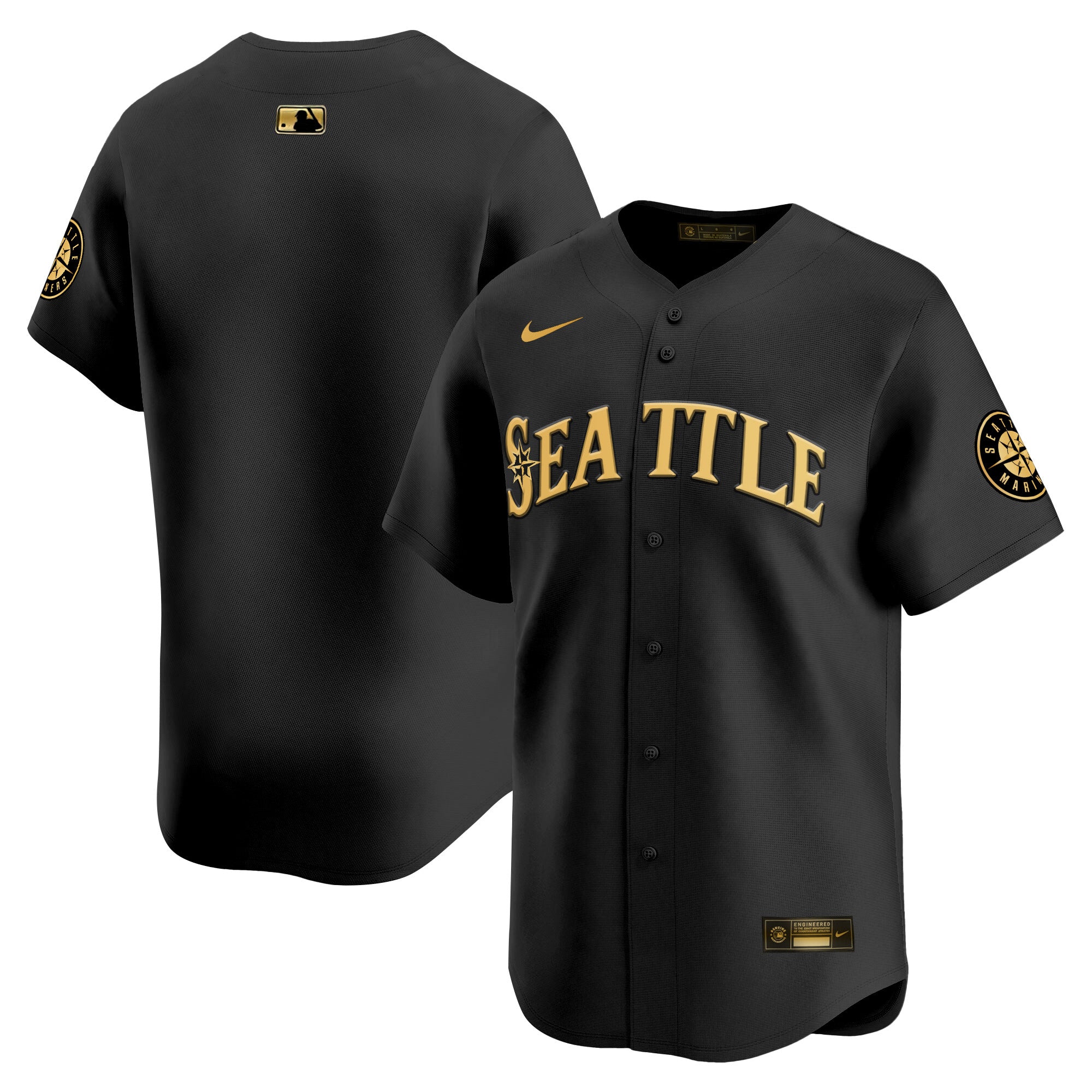 Men's Seattle Mariners 2025 Vapor Premier Limited Jersey V2 - All Stitched
