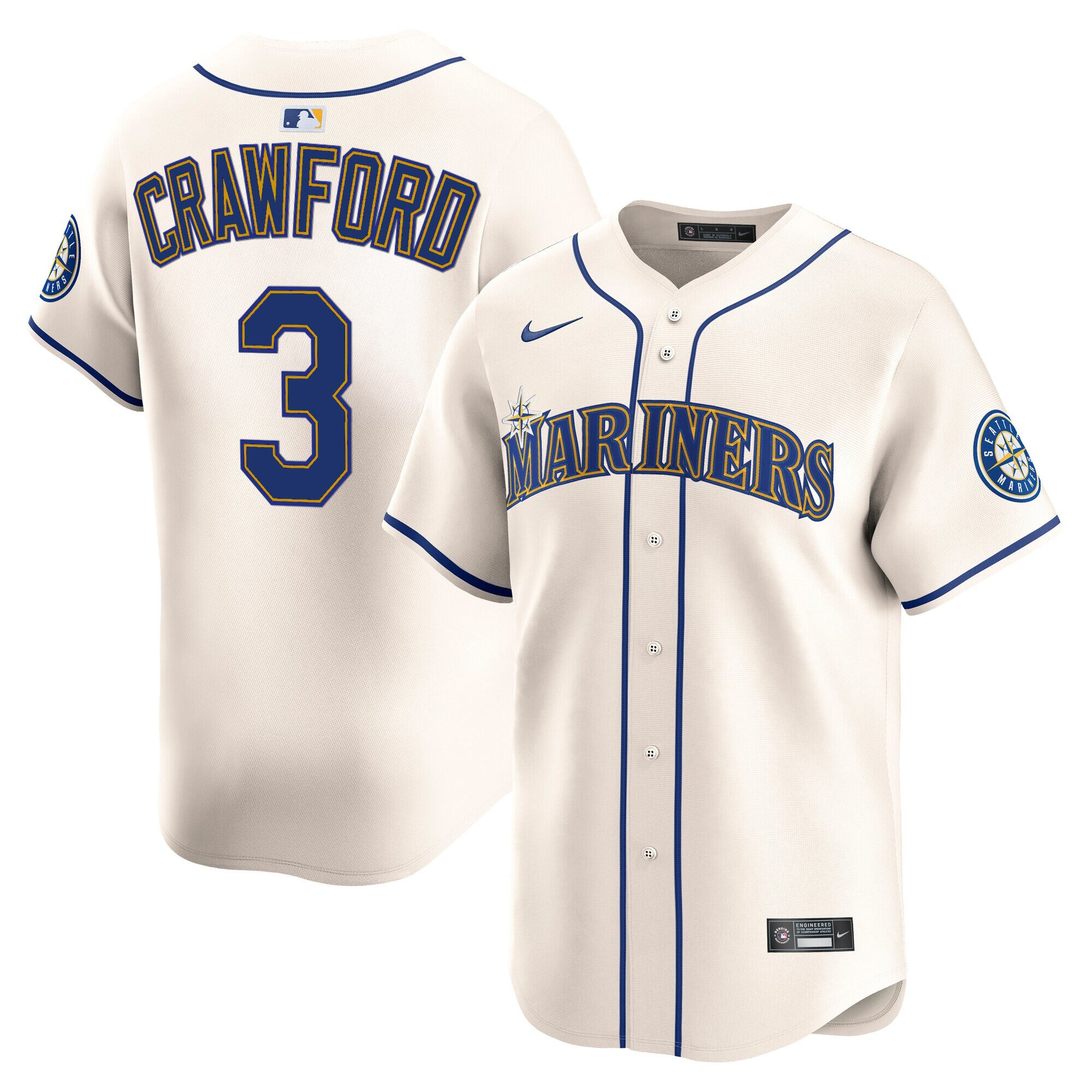 Men's Seattle Mariners 2025 Vapor Premier Limited Jersey V2 - All Stitched