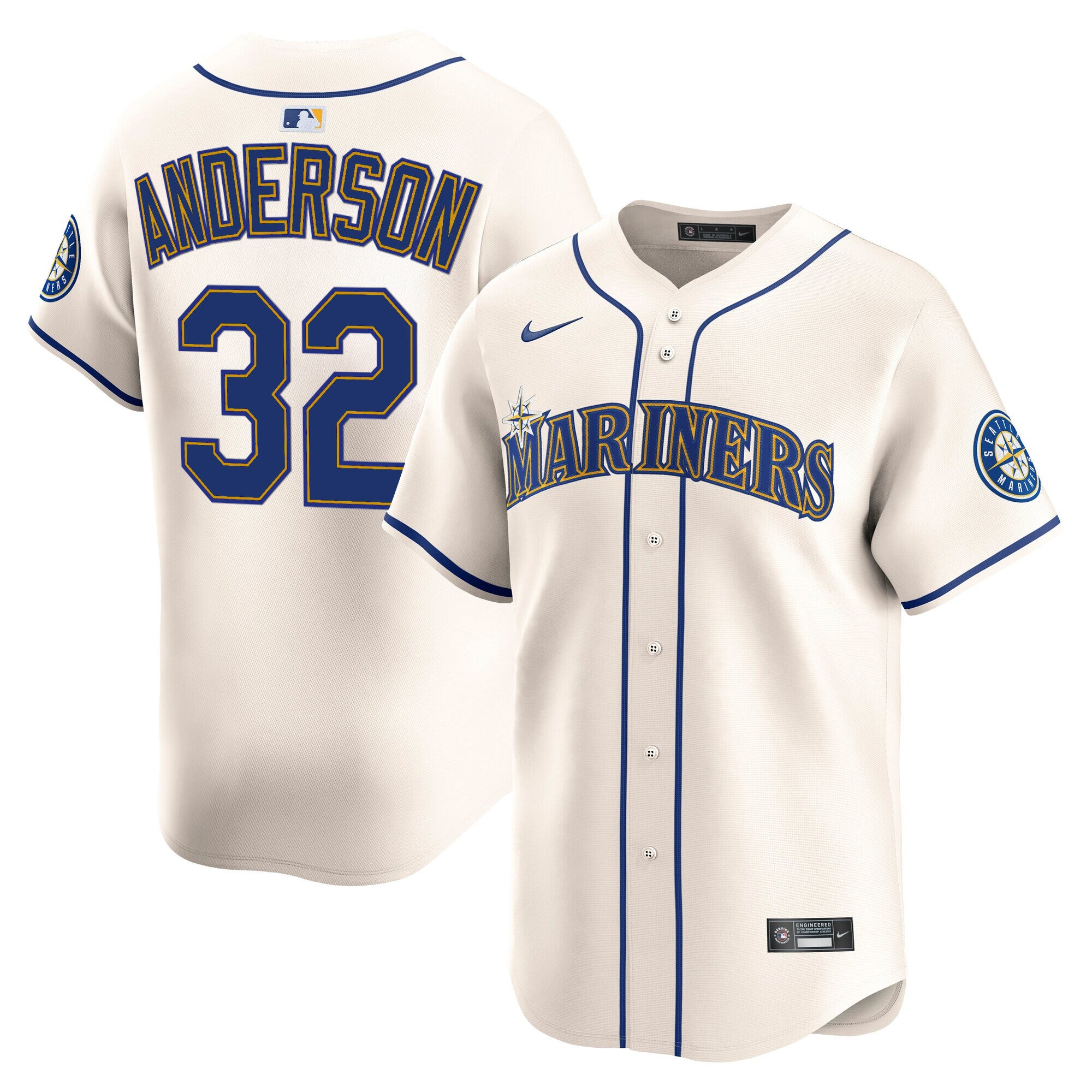 Men's Seattle Mariners 2025 Vapor Premier Limited Jersey V2 - All Stitched
