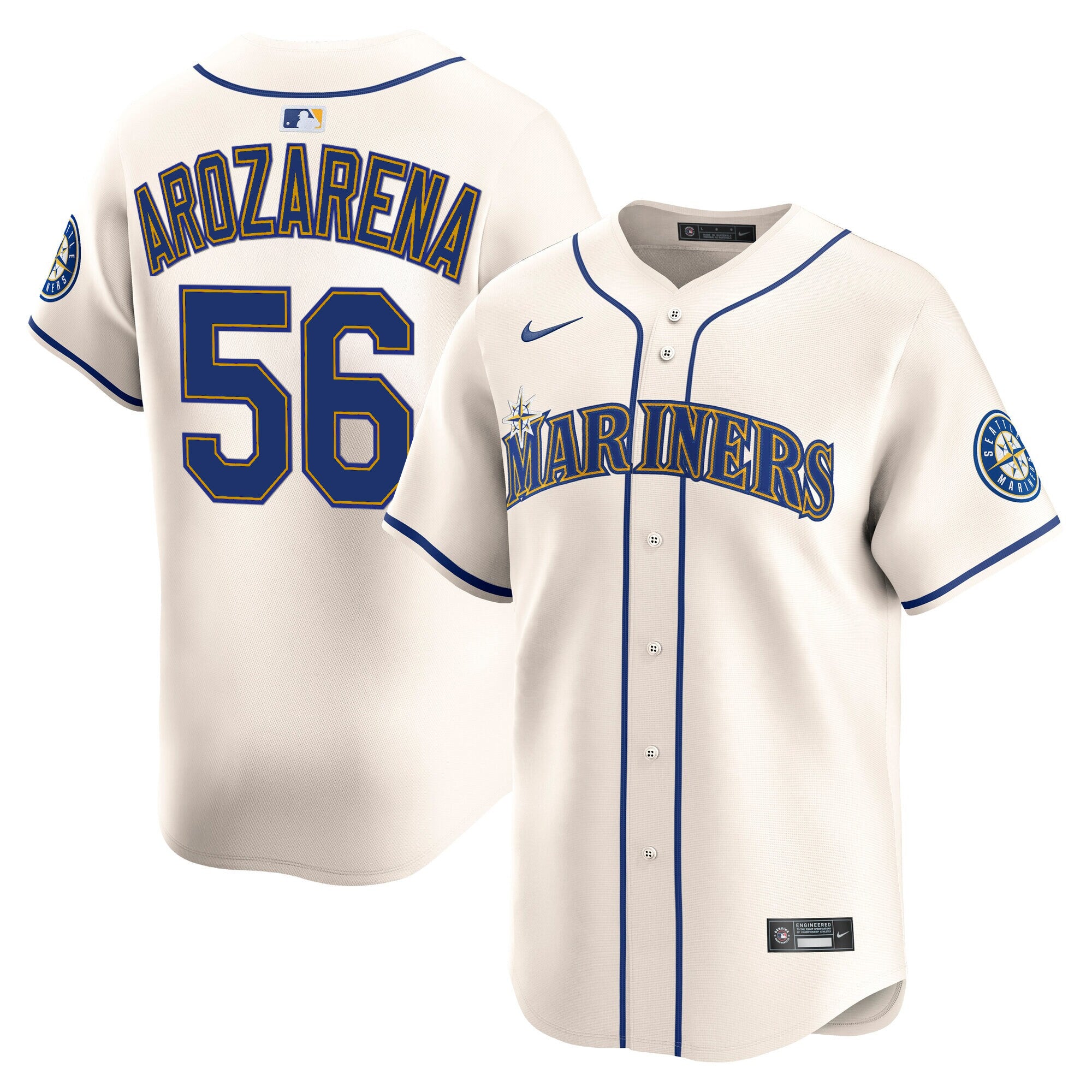 Men's Seattle Mariners 2025 Vapor Premier Limited Jersey V2 - All Stitched