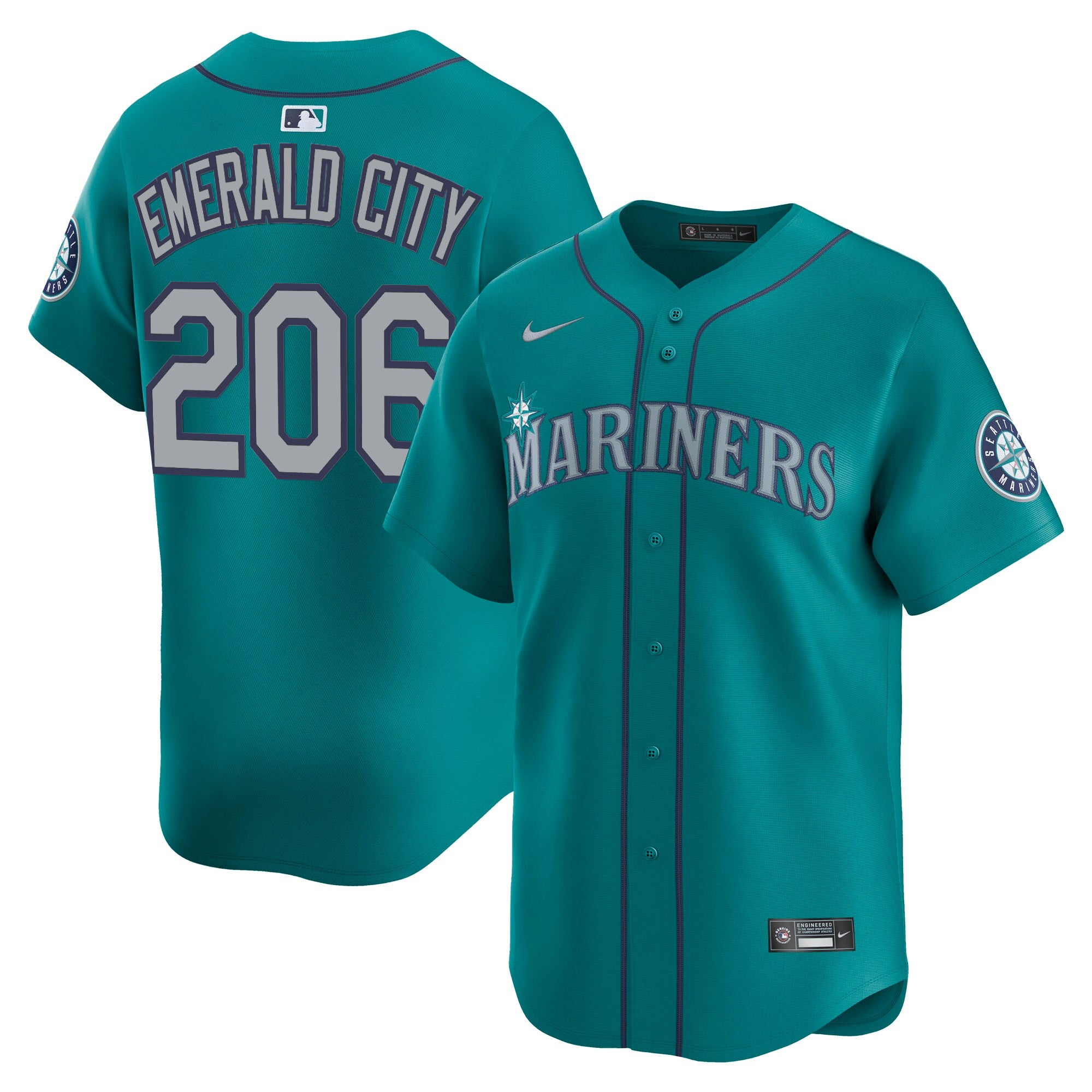 Men's Seattle Mariners 2025 Vapor Premier Limited Jersey V2 - All Stitched