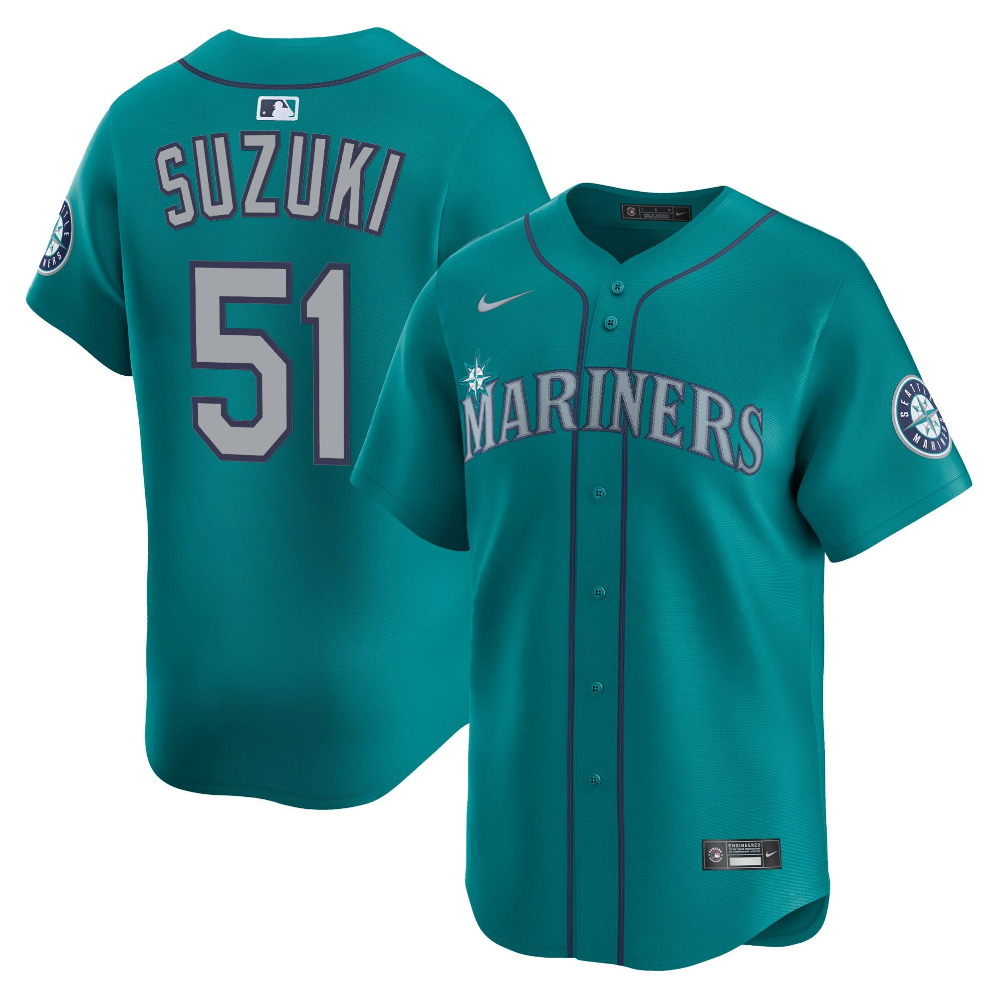 Men's Seattle Mariners 2025 Vapor Premier Limited Jersey V2 - All Stitched