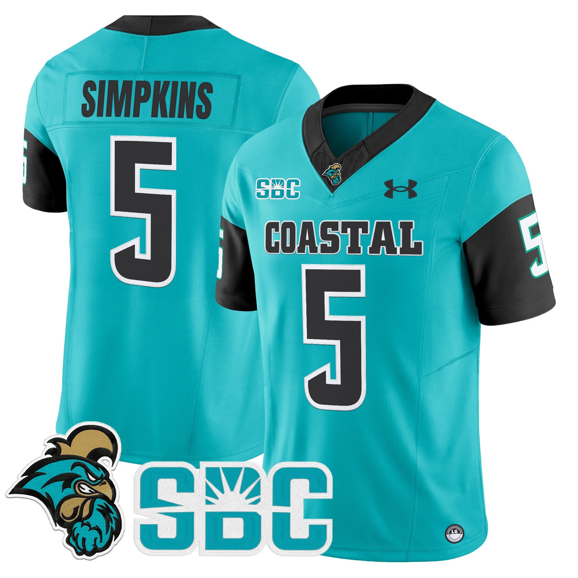 Men's Coastal Carolina Chanticleers 2025 Vapor Limited Jersey - All Stitched