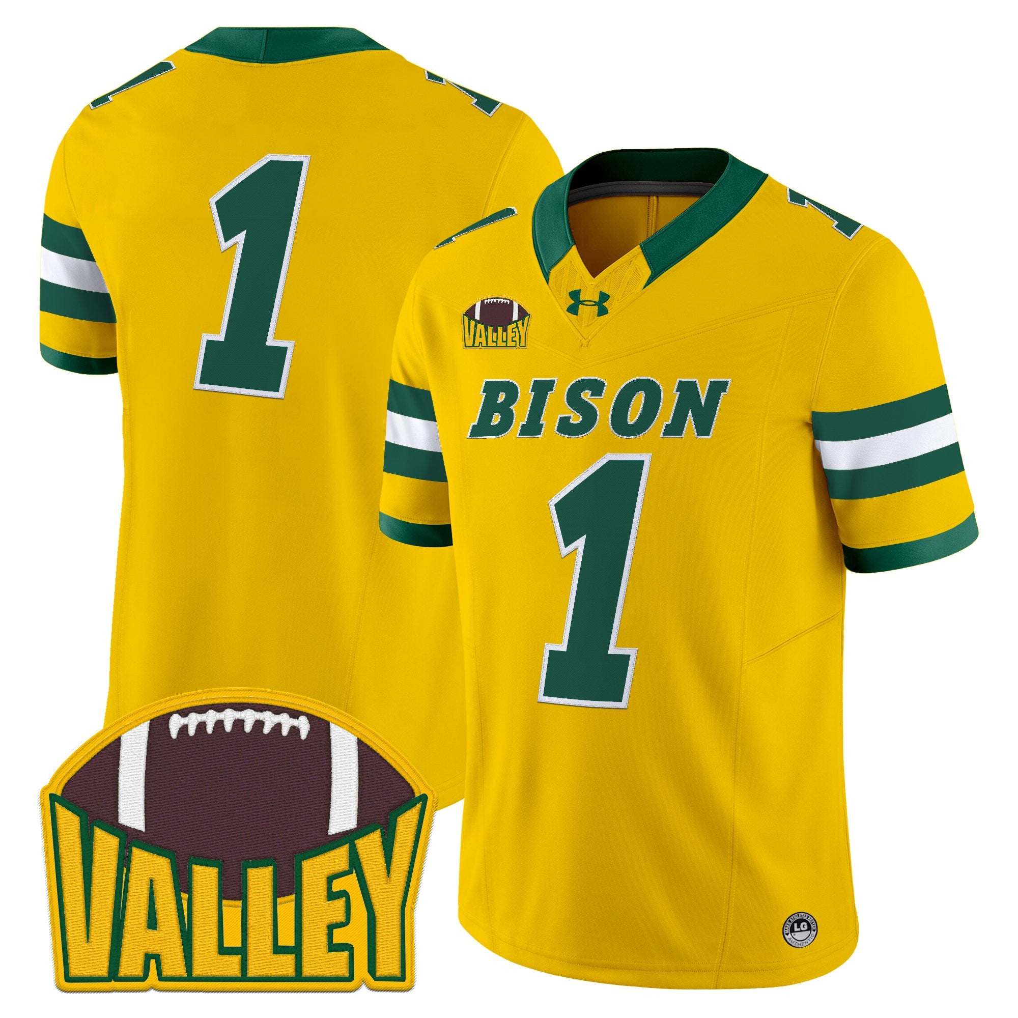 Men's North Dakota State Bison 2025 Vapor Limited Jersey - All Stitched