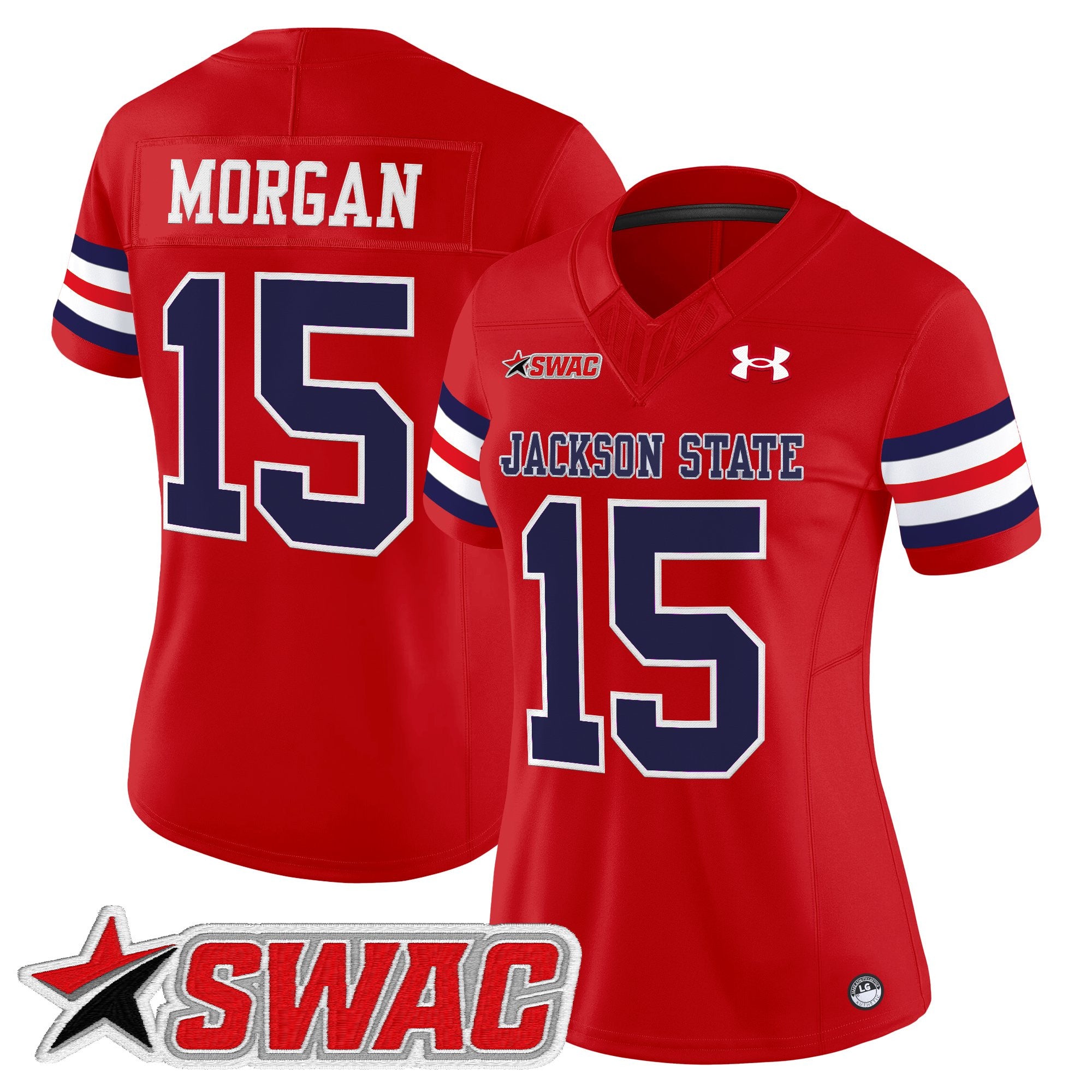 Women's Jackson State Tigers 2025 Vapor Limited Jersey - All Stitched