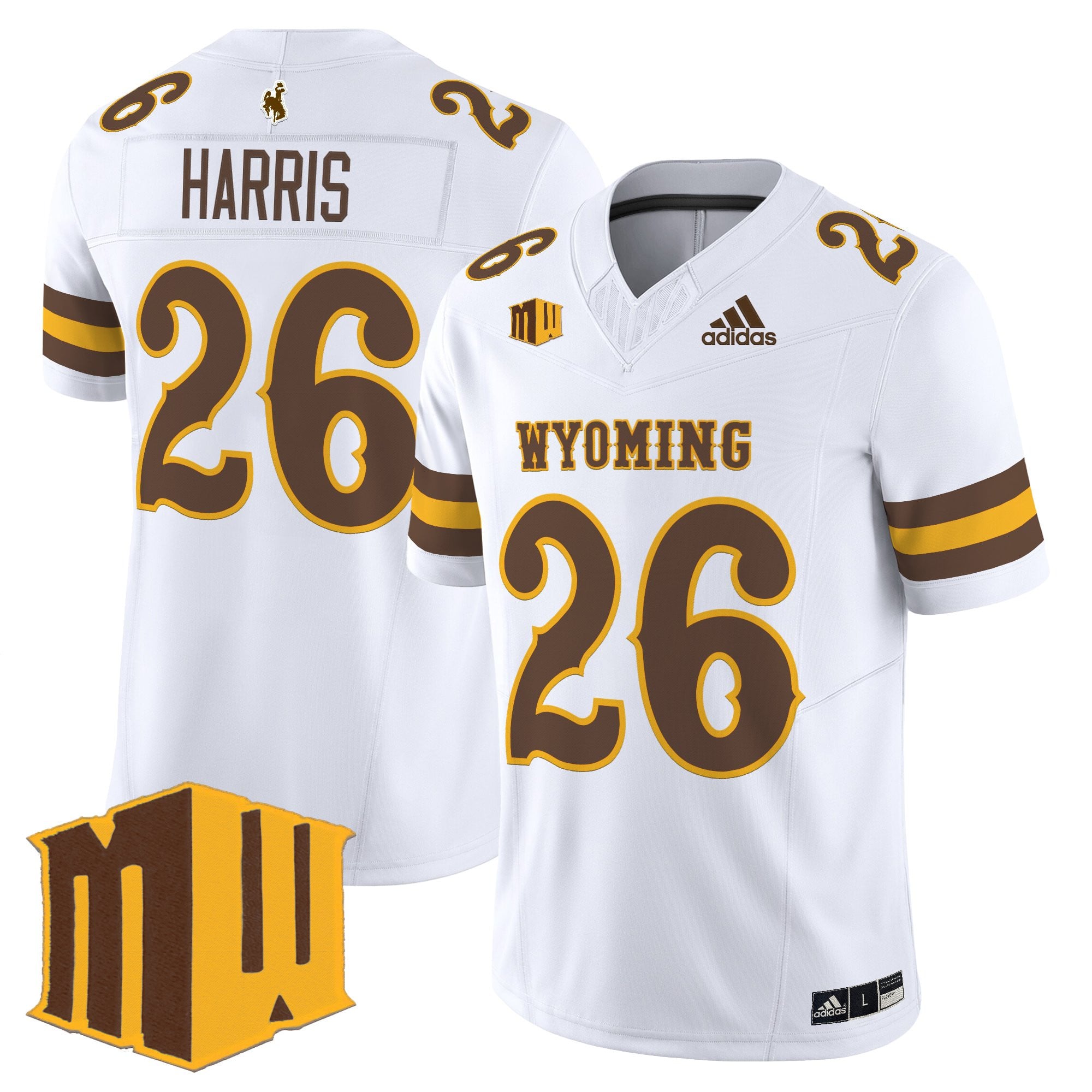 Men's Wyoming Cowboys 2025 Vapor Limited Jersey - All Stitched
