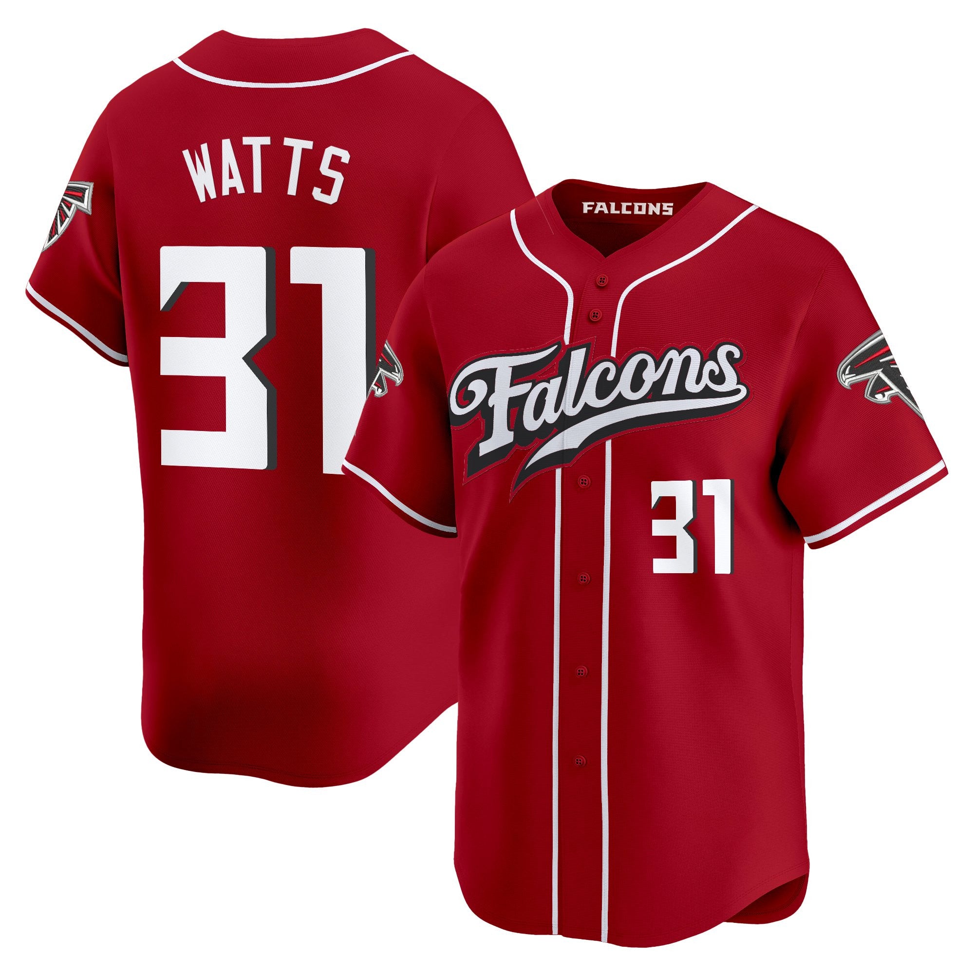 Men's Atlanta Falcons 2025 Vapor Limited Baseball Jersey - All Stitched