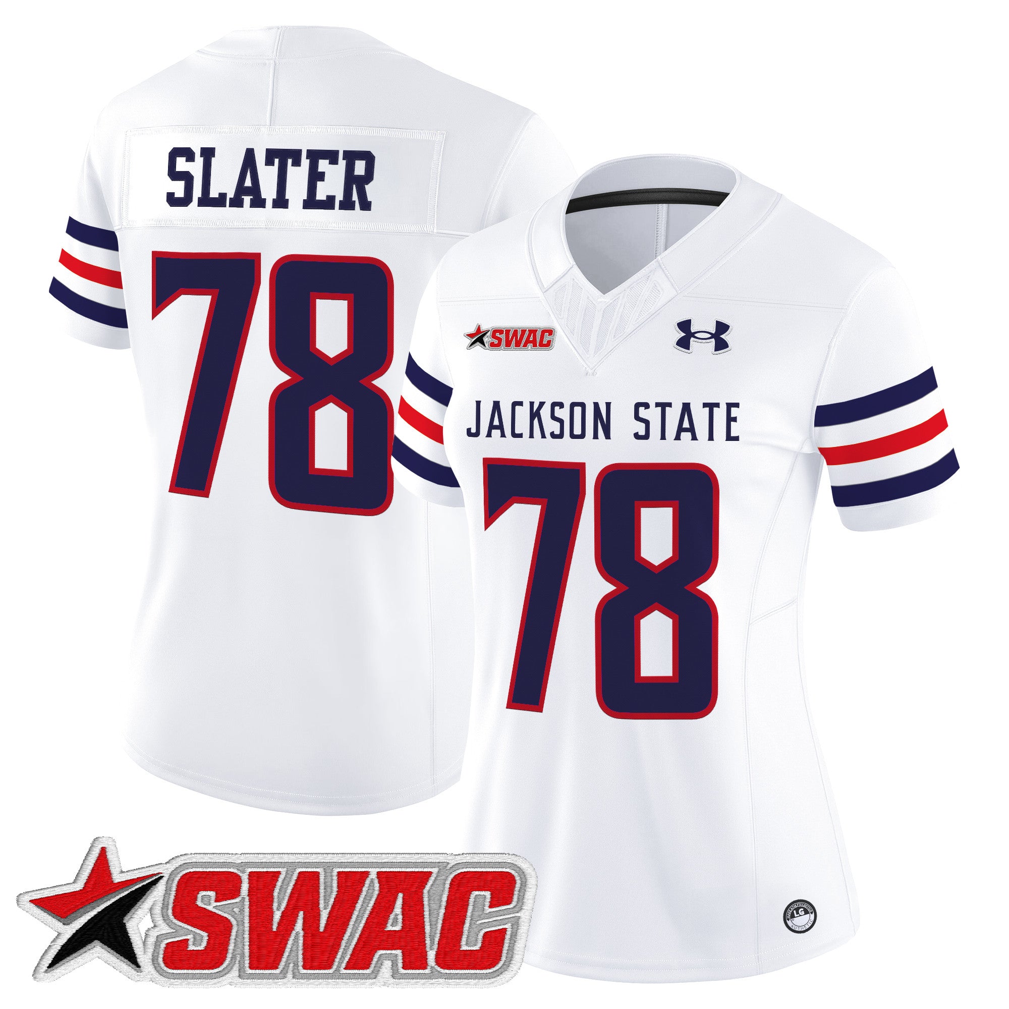 Women's Jackson State Tigers 2025 Vapor Limited Jersey - All Stitched