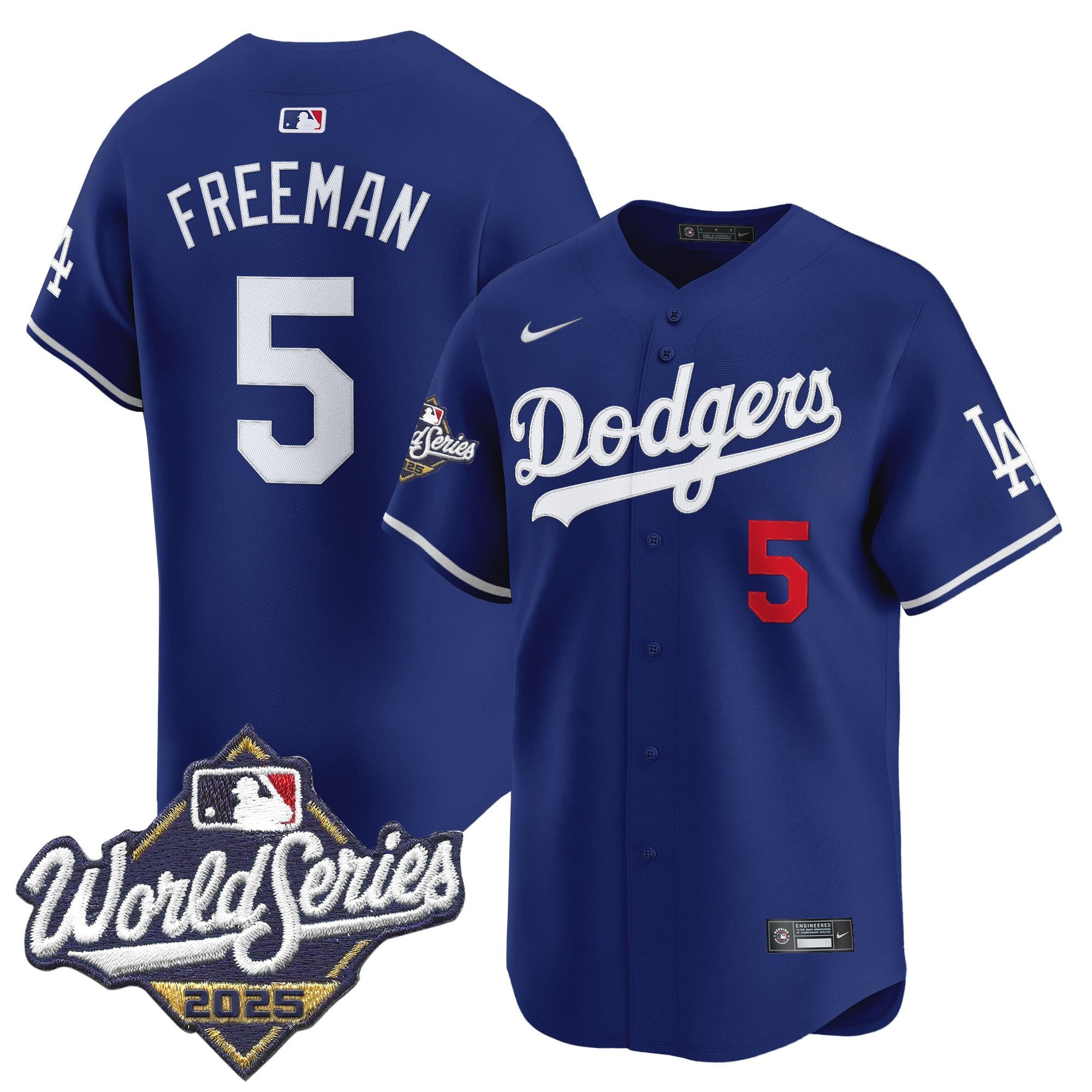 Men's Dodgers 2025 World Series Vapor Premier Limited Jersey - All Stitched