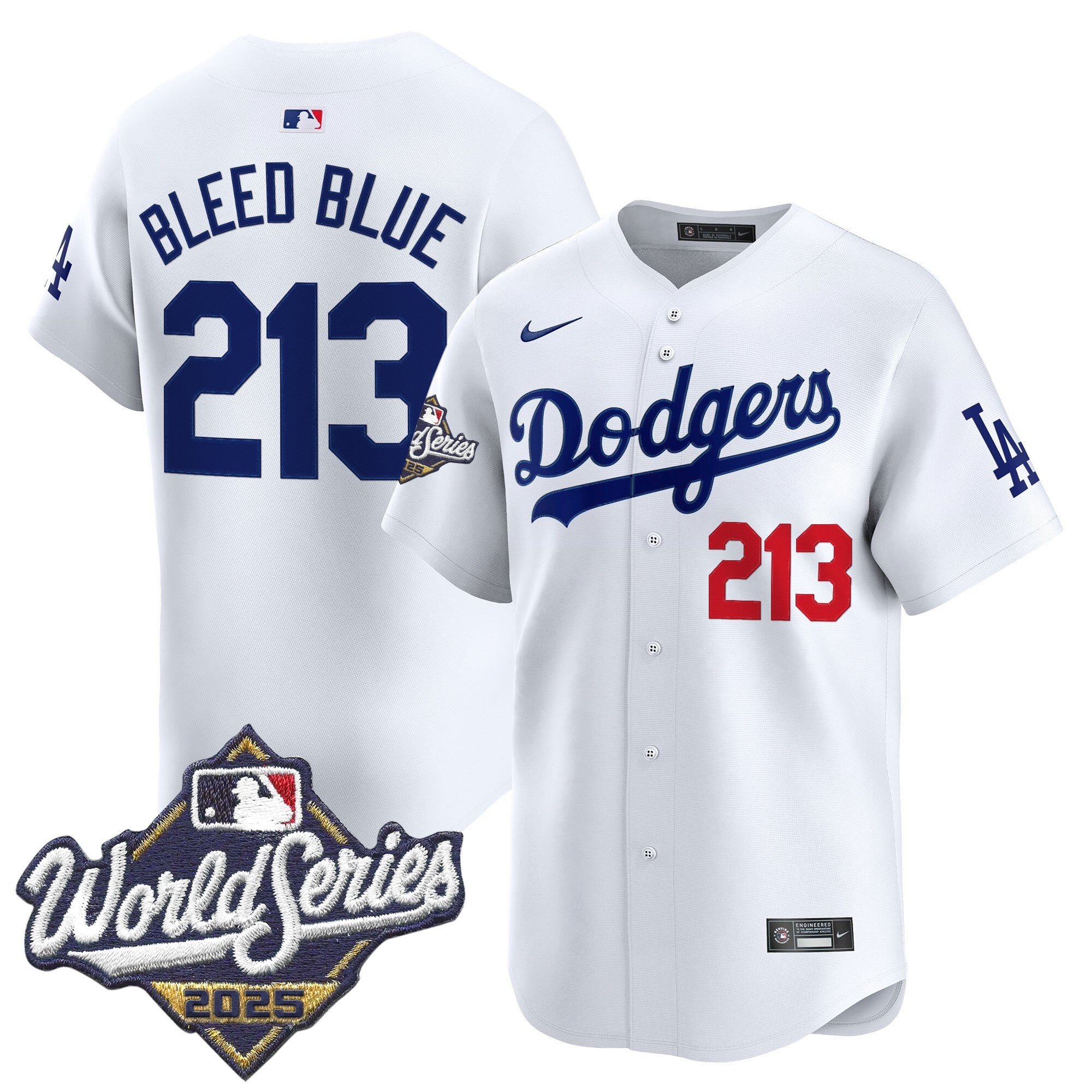 Men's Dodgers 2025 World Series Vapor Premier Limited Jersey - All Stitched