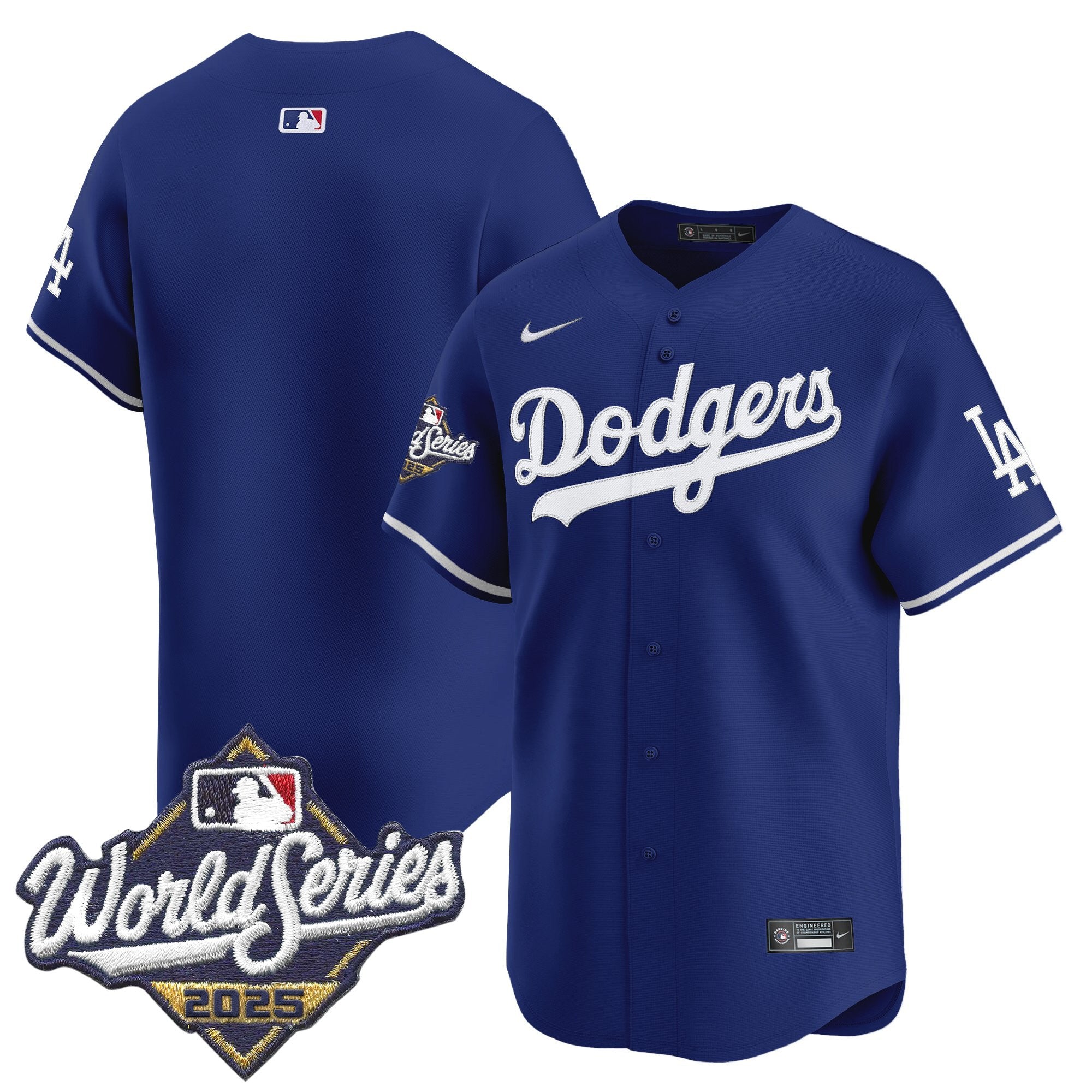 Men's Dodgers 2025 World Series Vapor Premier Limited Jersey - All Stitched