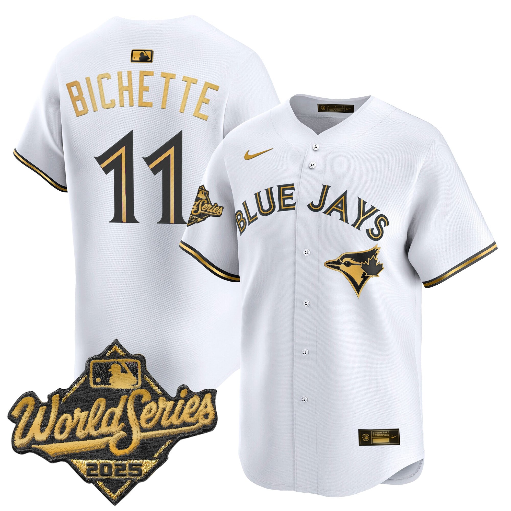 Men's Toronto Blue Jays 2025 World Series Vapor Premier Limited Jersey - All Stitched