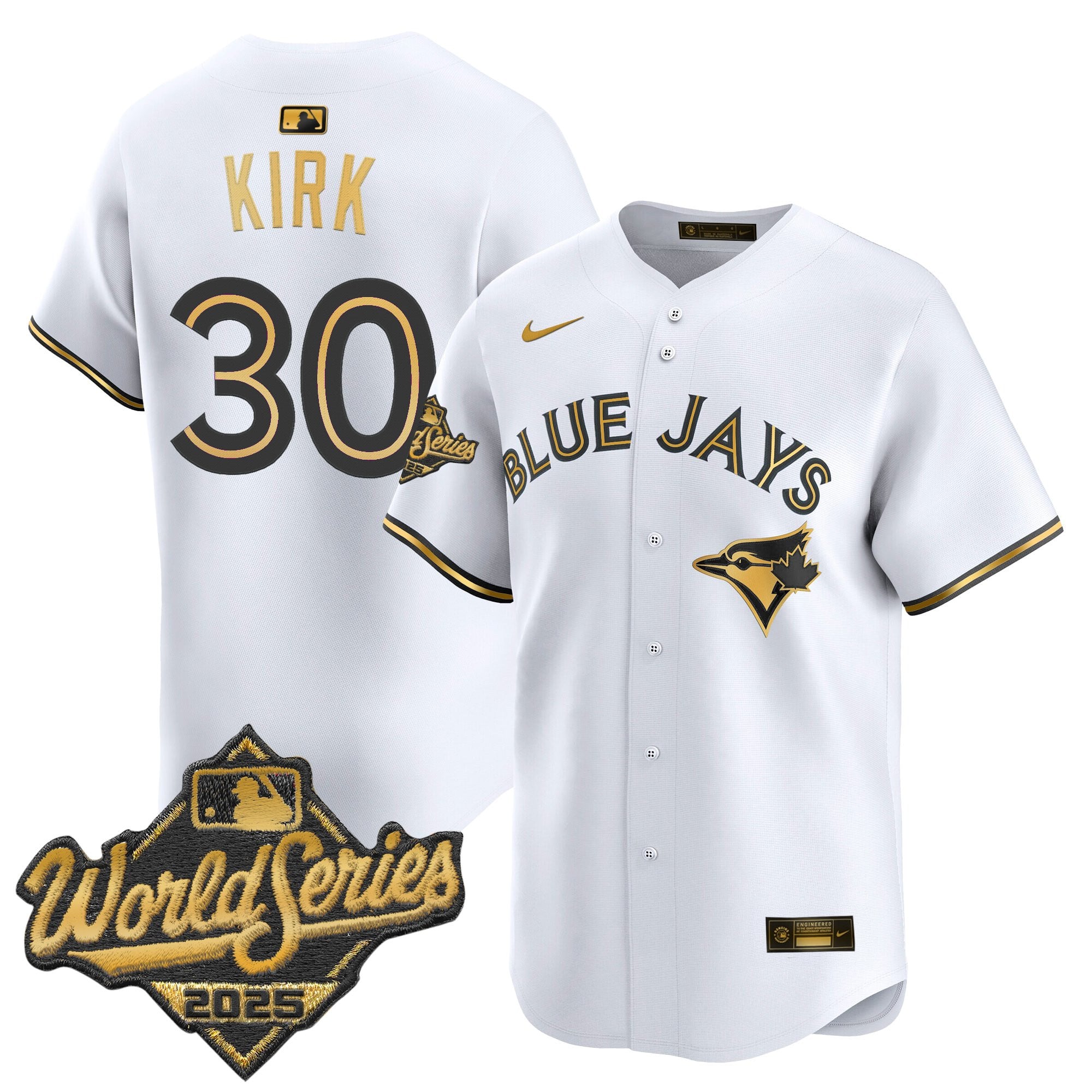 Men's Toronto Blue Jays 2025 World Series Vapor Premier Limited Jersey - All Stitched