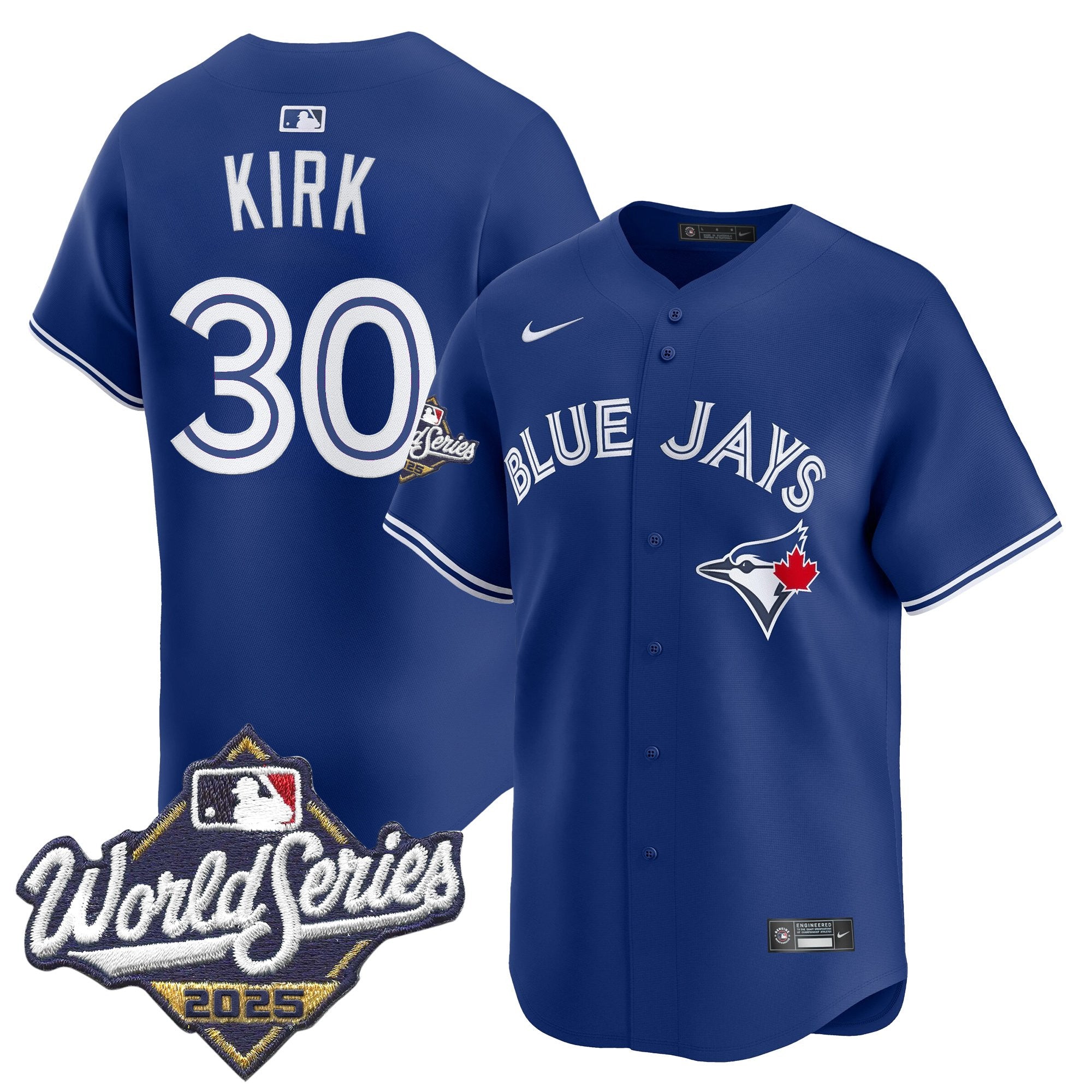 Men's Toronto Blue Jays 2025 World Series Vapor Premier Limited Jersey - All Stitched