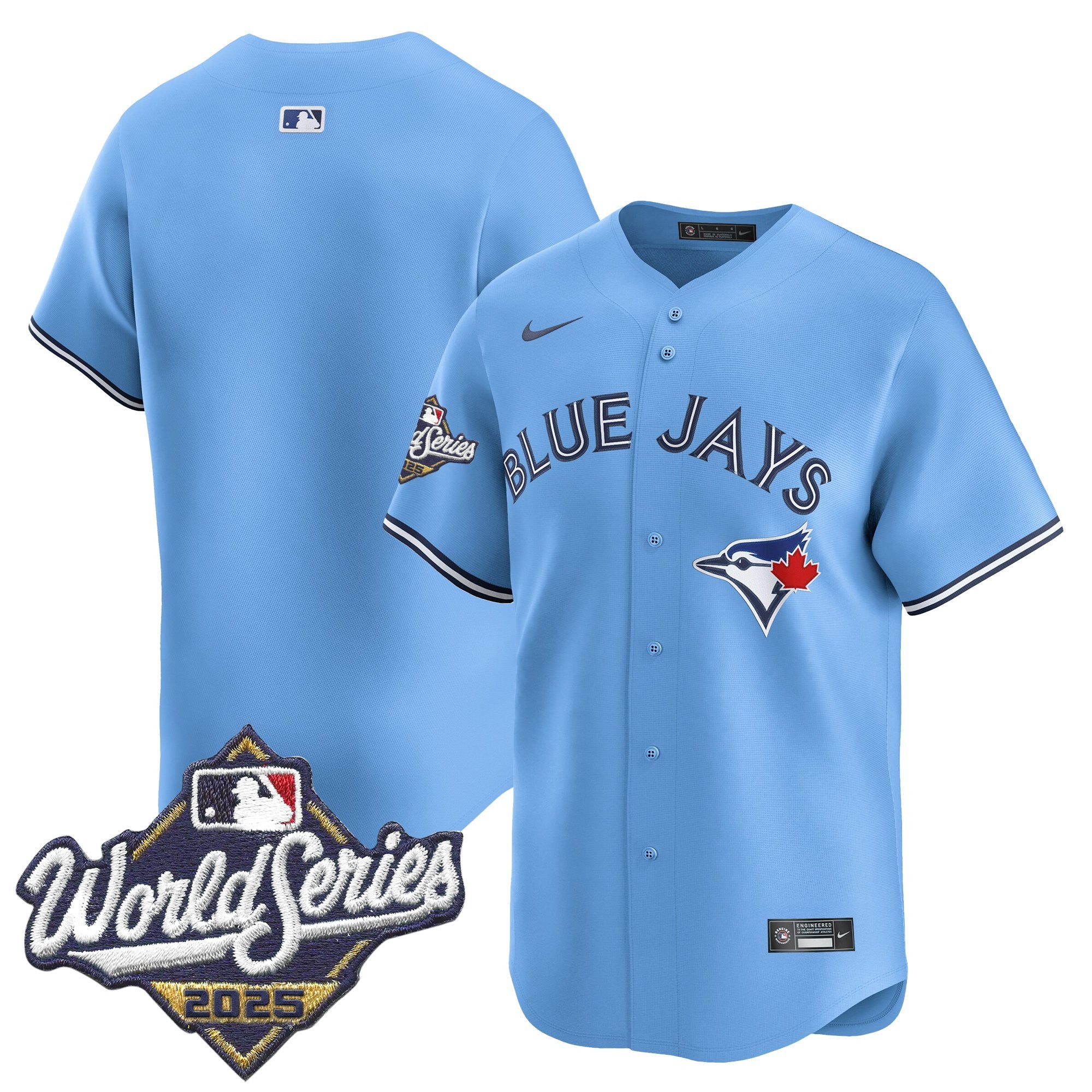 Men's Toronto Blue Jays 2025 World Series Vapor Premier Limited Jersey - All Stitched