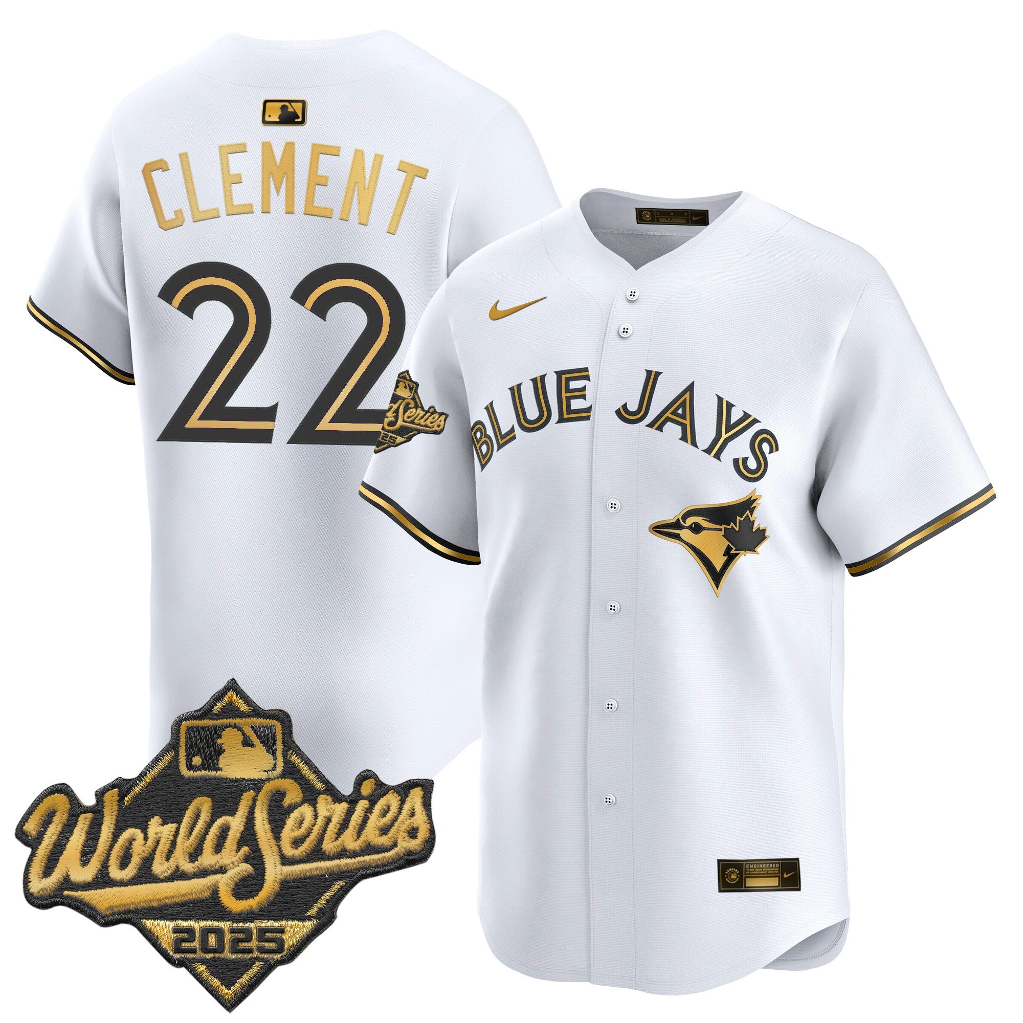 Men's Toronto Blue Jays 2025 World Series Vapor Premier Limited Jersey - All Stitched