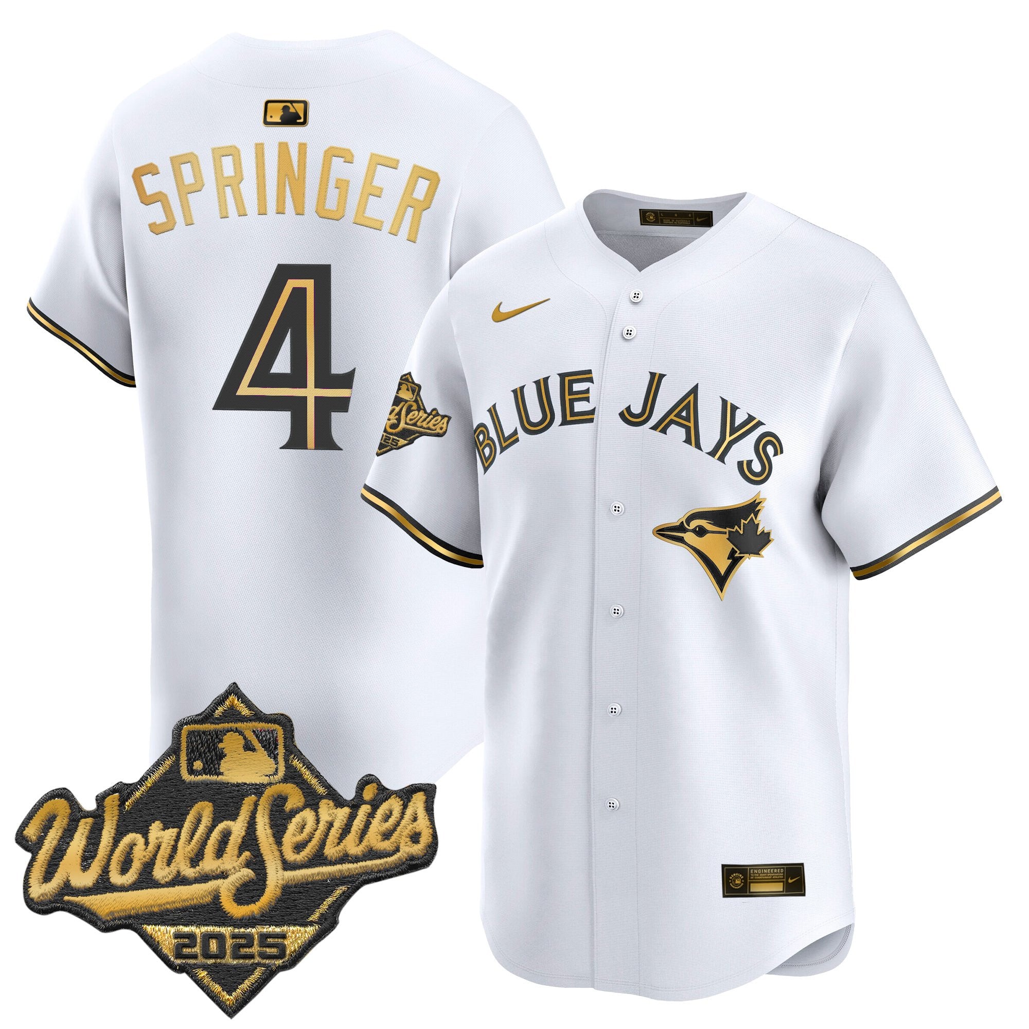 Men's Toronto Blue Jays 2025 World Series Vapor Premier Limited Jersey - All Stitched