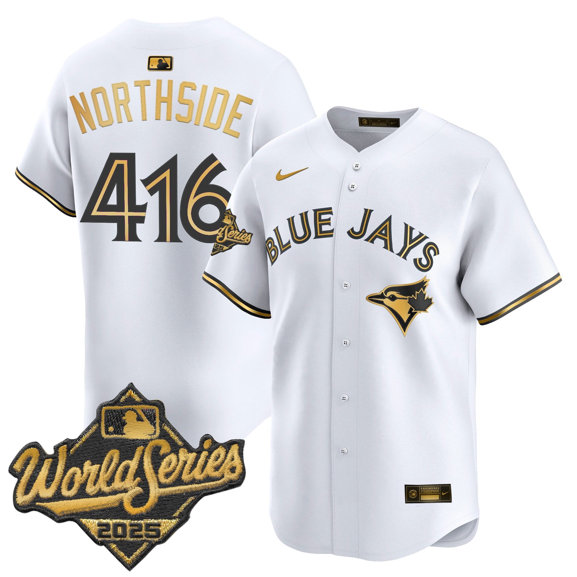 Men's Toronto Blue Jays 2025 World Series Vapor Premier Limited Jersey - All Stitched