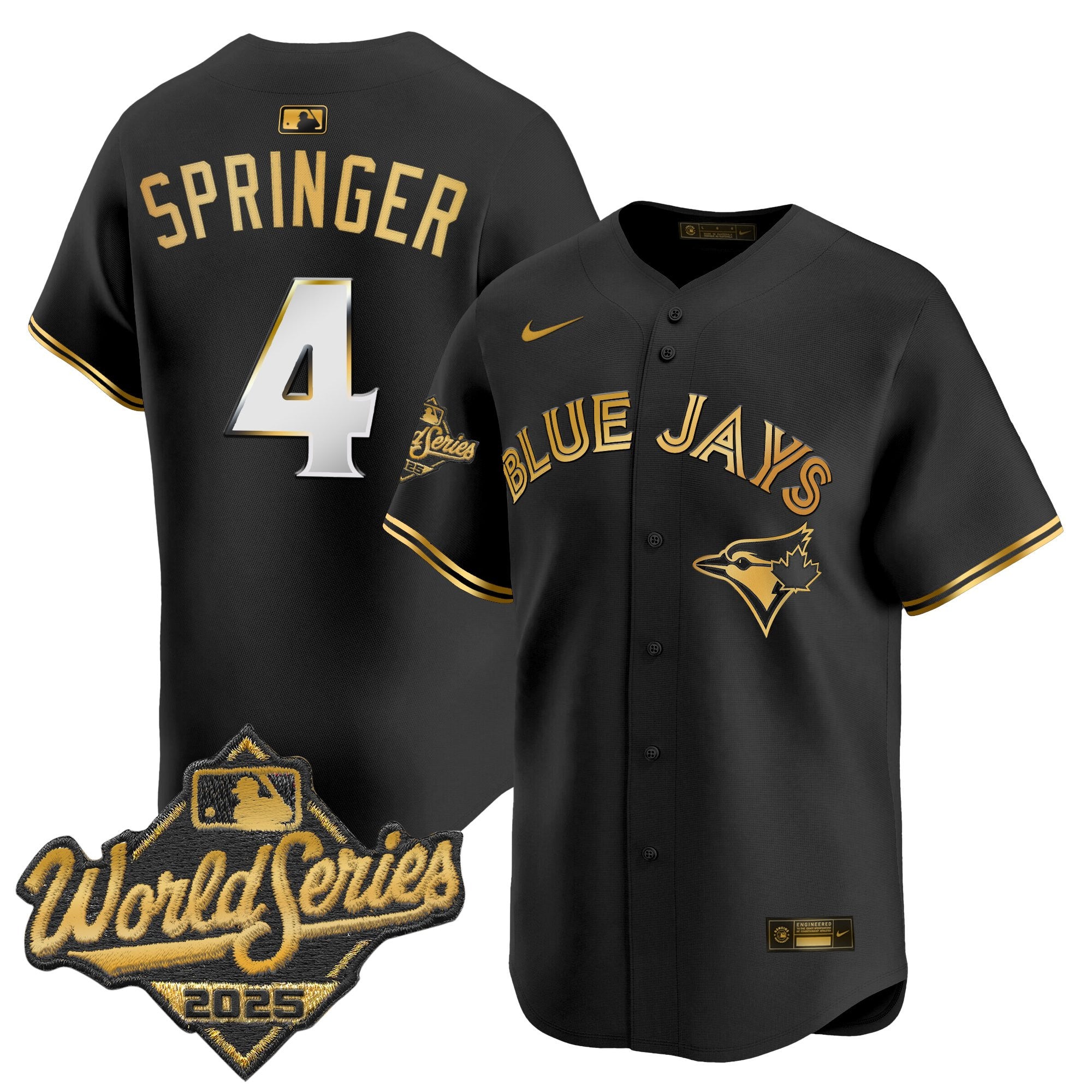 Men's Toronto Blue Jays 2025 World Series Vapor Premier Limited Jersey - All Stitched