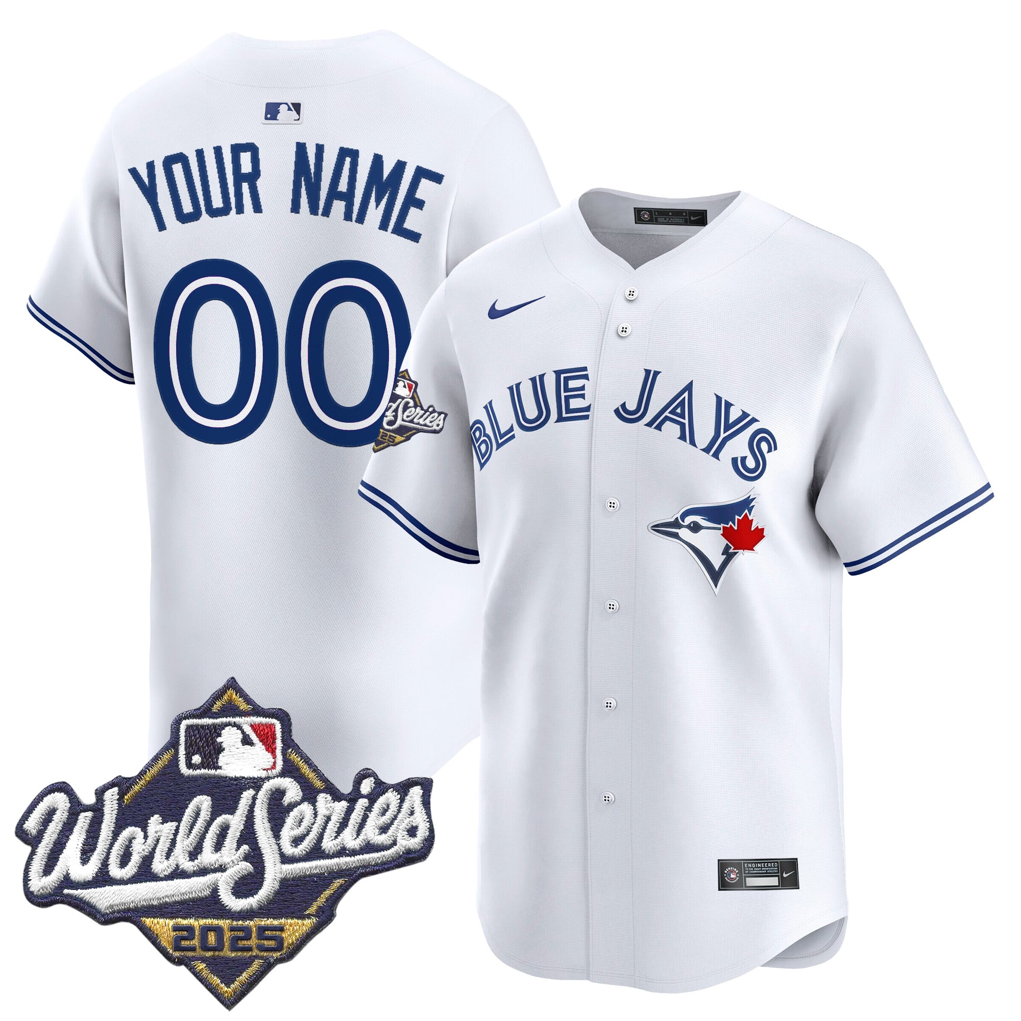 Toronto Blue Jays 2025 World Series Vapor Premier Limited Custom Jersey - All Stitched