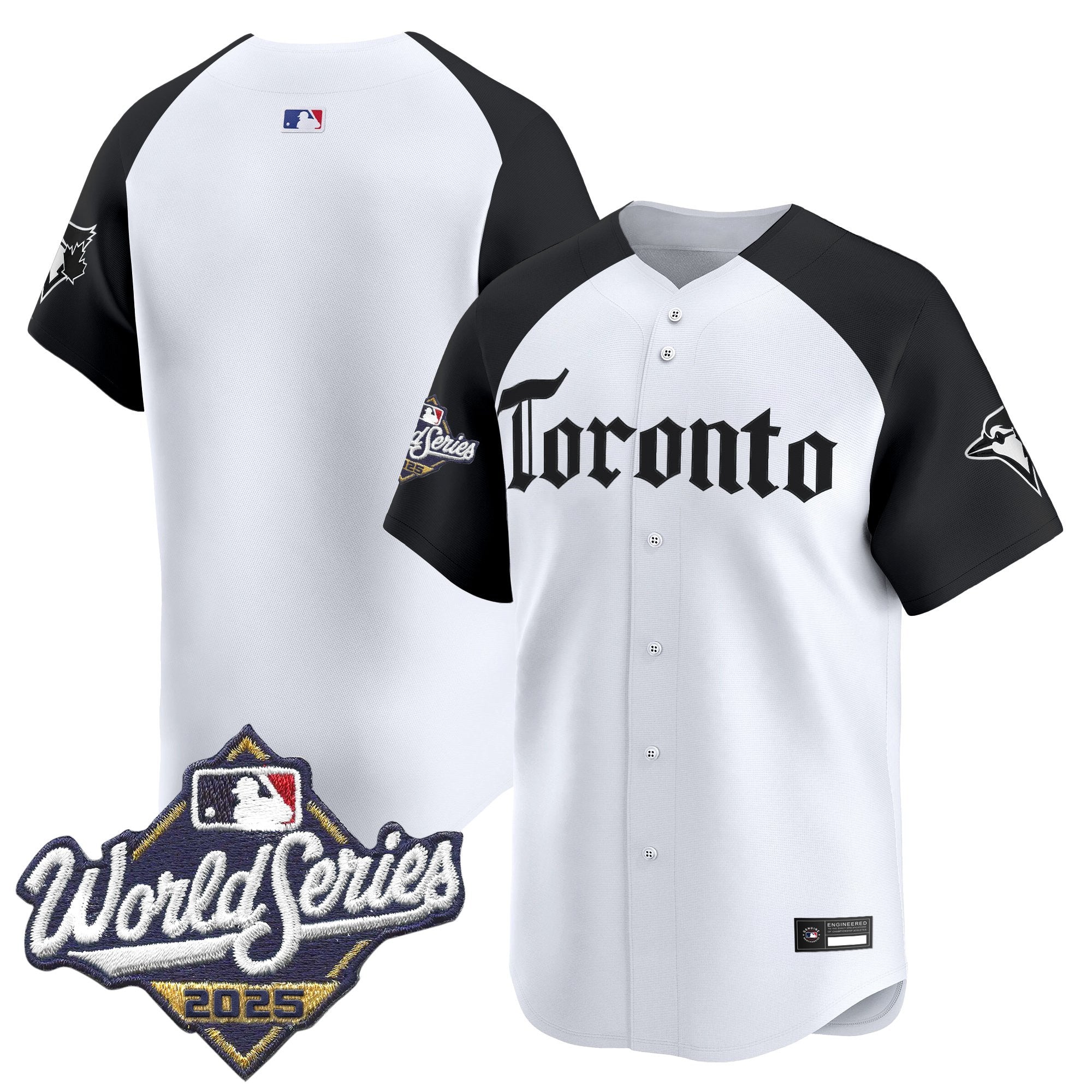 Men's Toronto Blue Jays 2025 World Series Vapor Premier Limited Jersey - Gothic North Edition - All Stitched