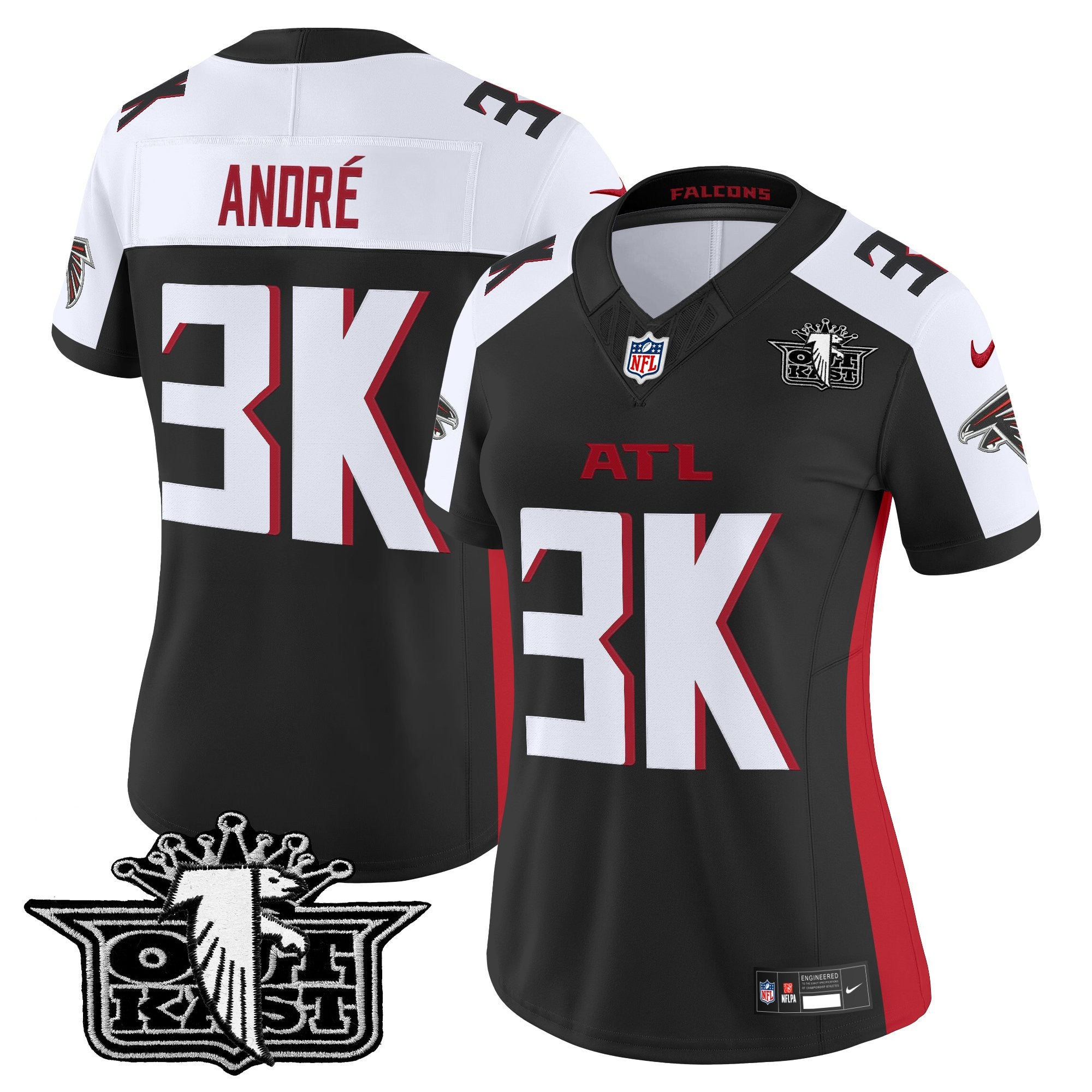 Women's Outkast x Atlanta Falcons 2025 Vapor Limited Jersey - All Stitched