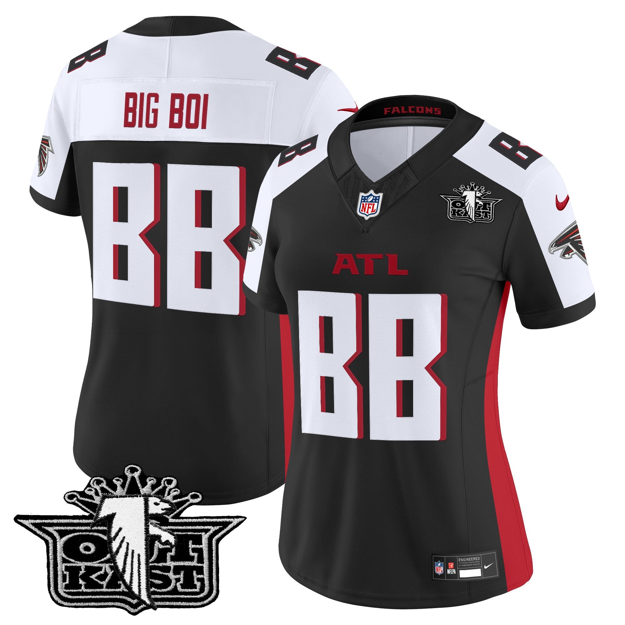 Women's Outkast x Atlanta Falcons 2025 Vapor Limited Jersey - All Stitched